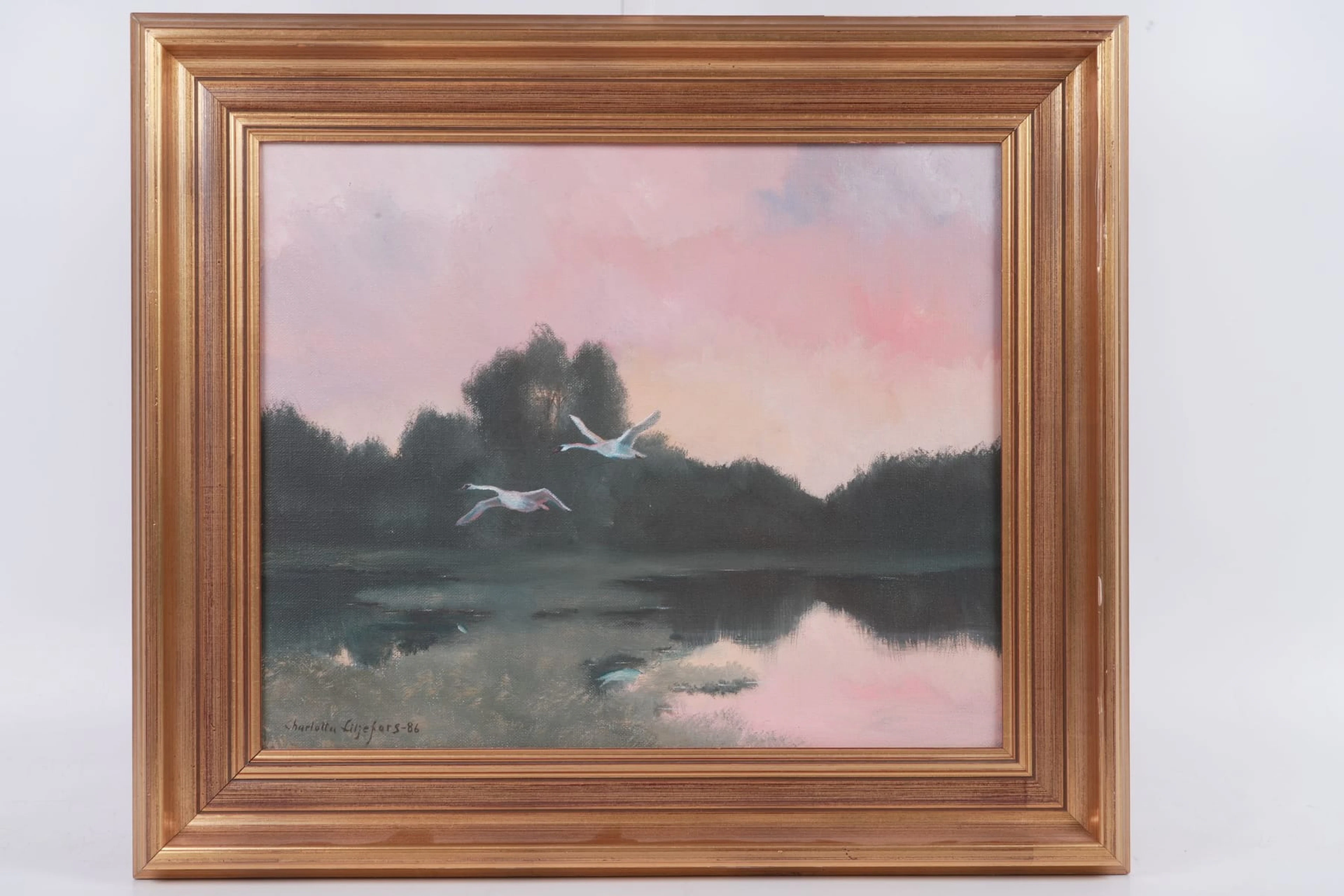 CHARLOTTA LILJEFORS (1943), olja på duk