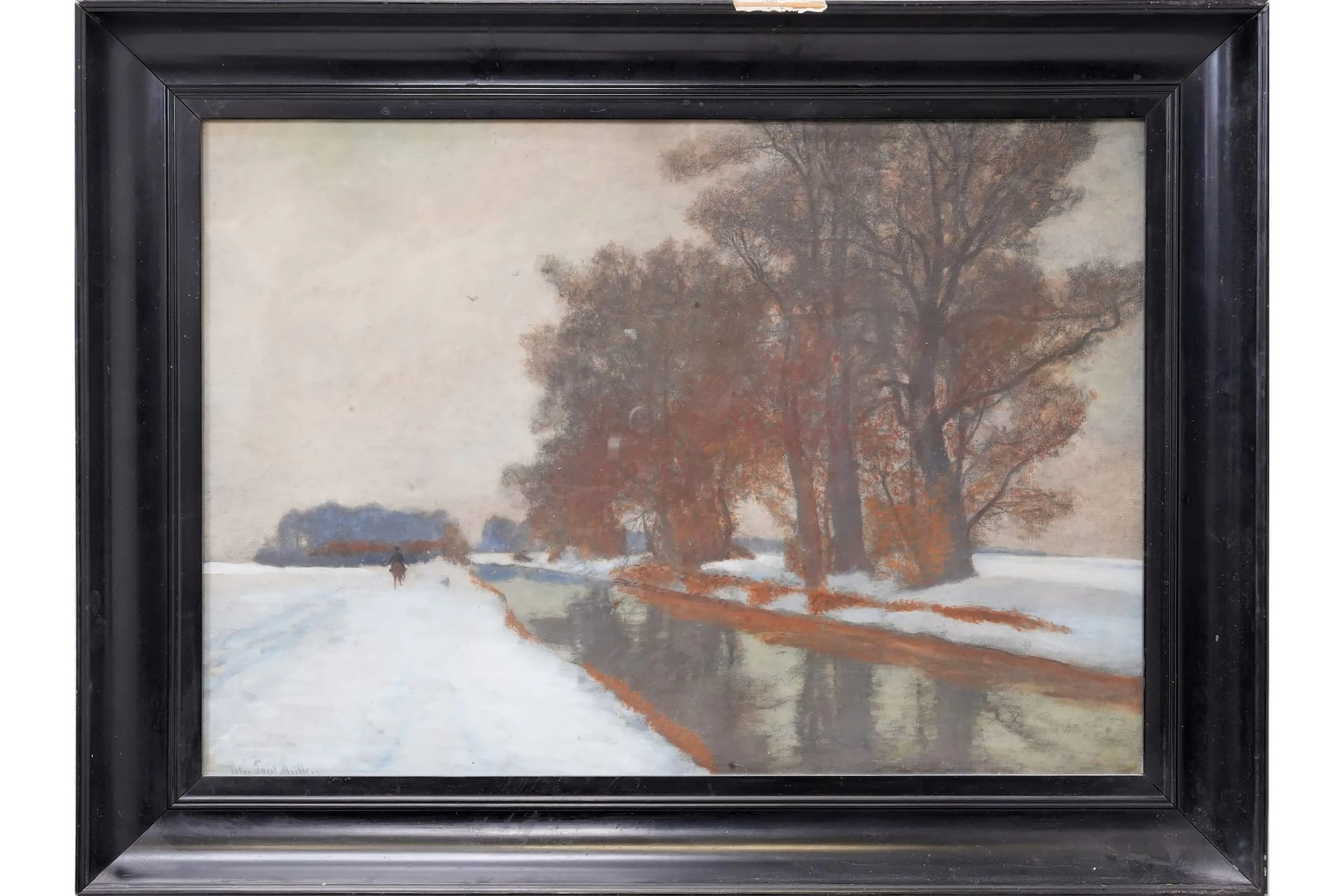 PETER PAUL MÜLLER (1853-1930), olja på duk
