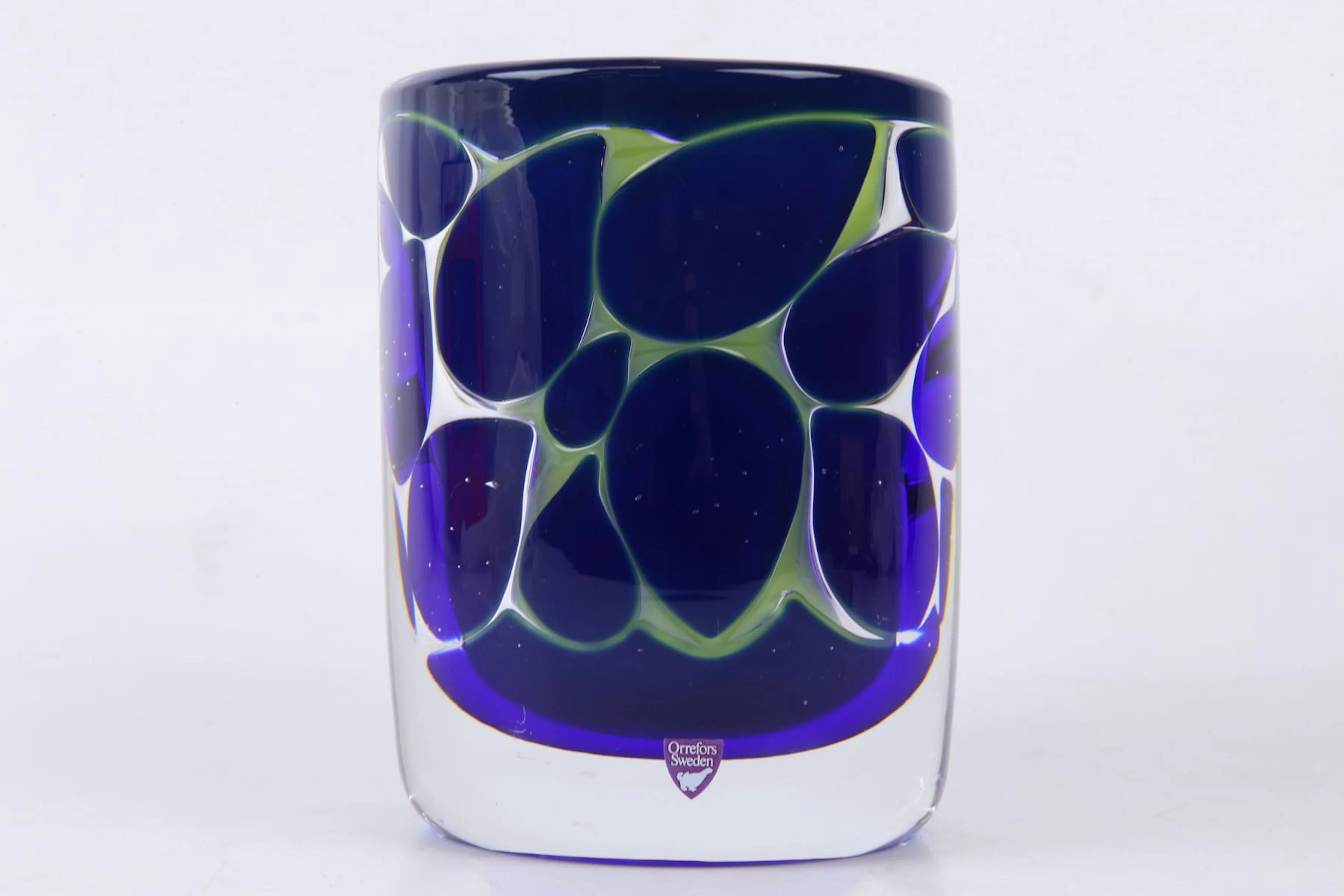 OLLE ALBERIUS (1926-1993), vas, konstglas, ariel, Orrefors