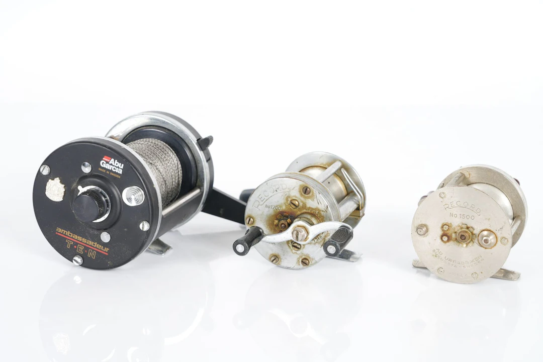 FISKERULLAR, 3 st, "Ambassadeur TEN", Abu Garcia samt Record No 1700
