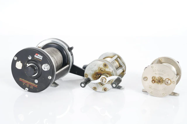 FISKERULLAR, 3 st, "Ambassadeur TEN", Abu Garcia samt Record No 1700