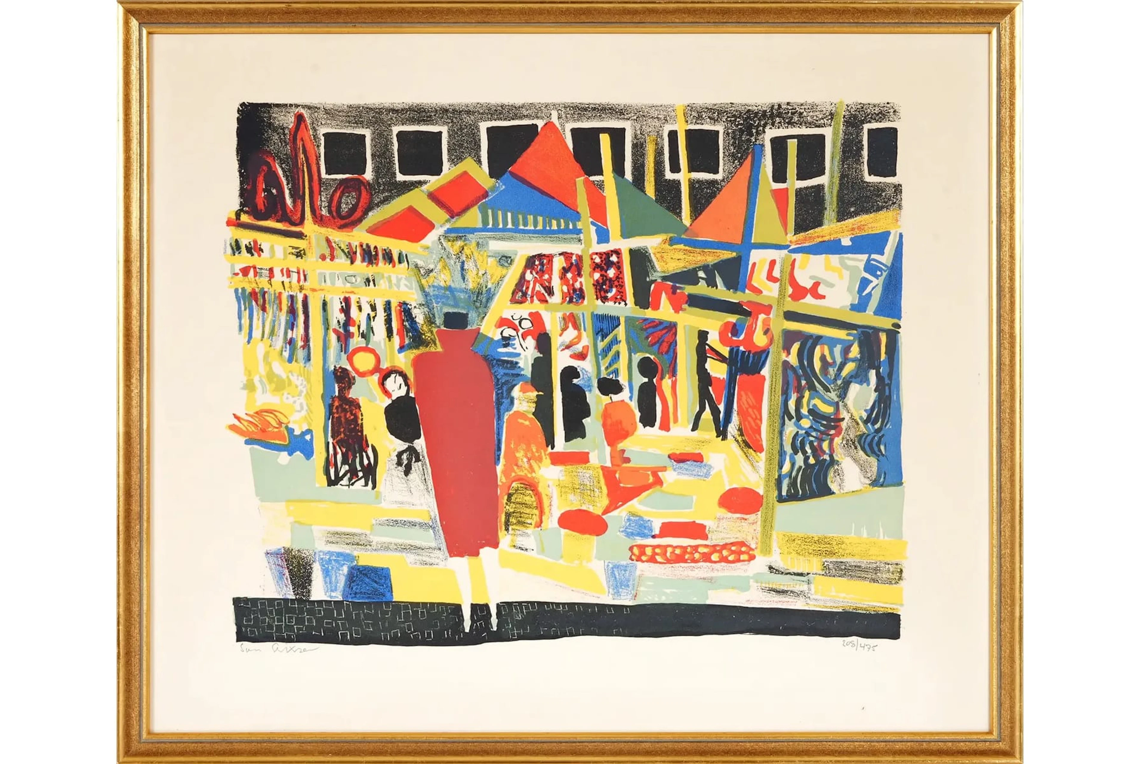 SVEN X:ET ERIXSON (1899-1970), färglitografi
