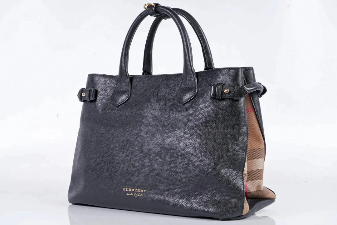 HANDVÄSKA, skinn, "Banner", medium, Burberry, England