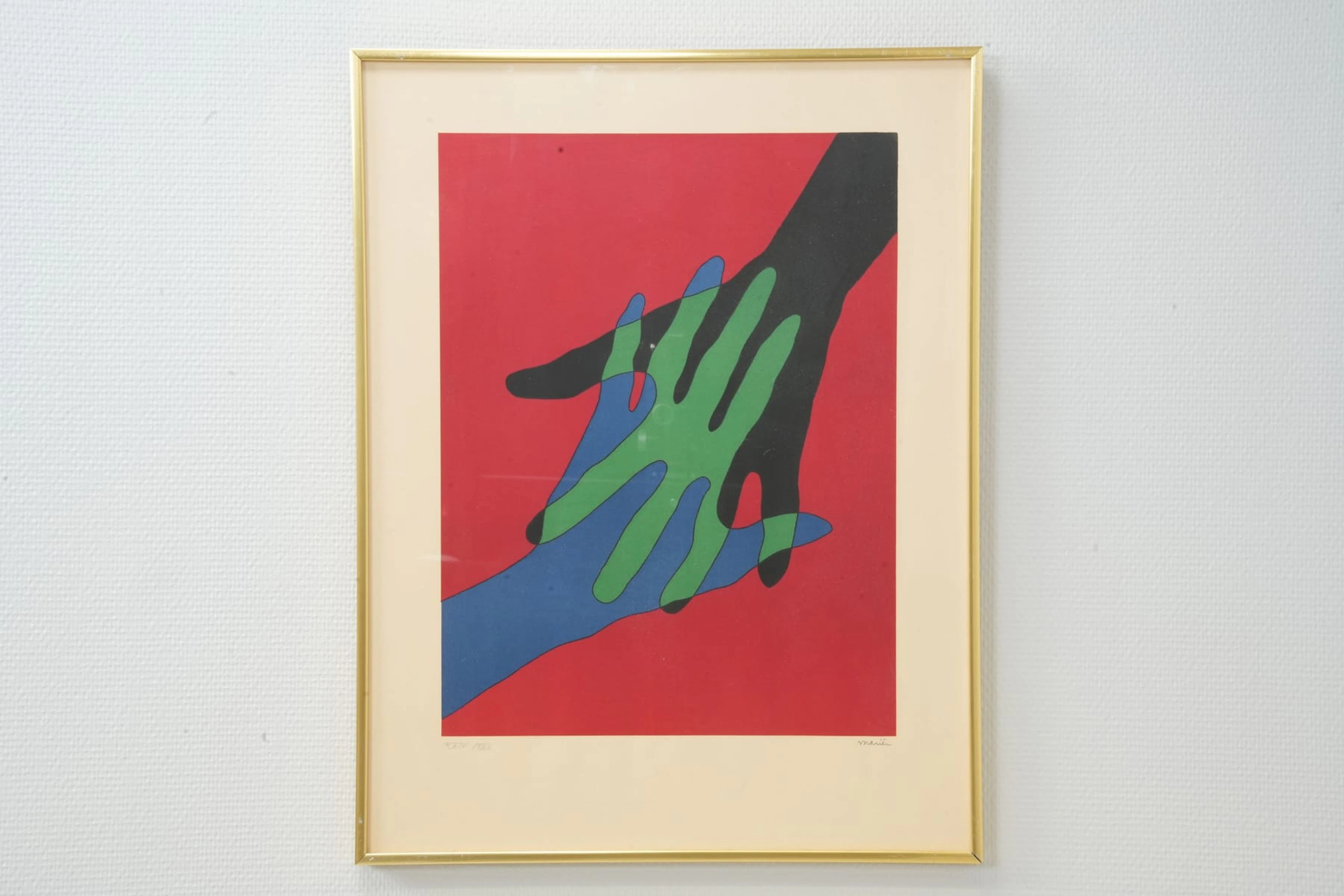MARCEL MARIËN (Belgien, 1920-1993), färgserigrafi