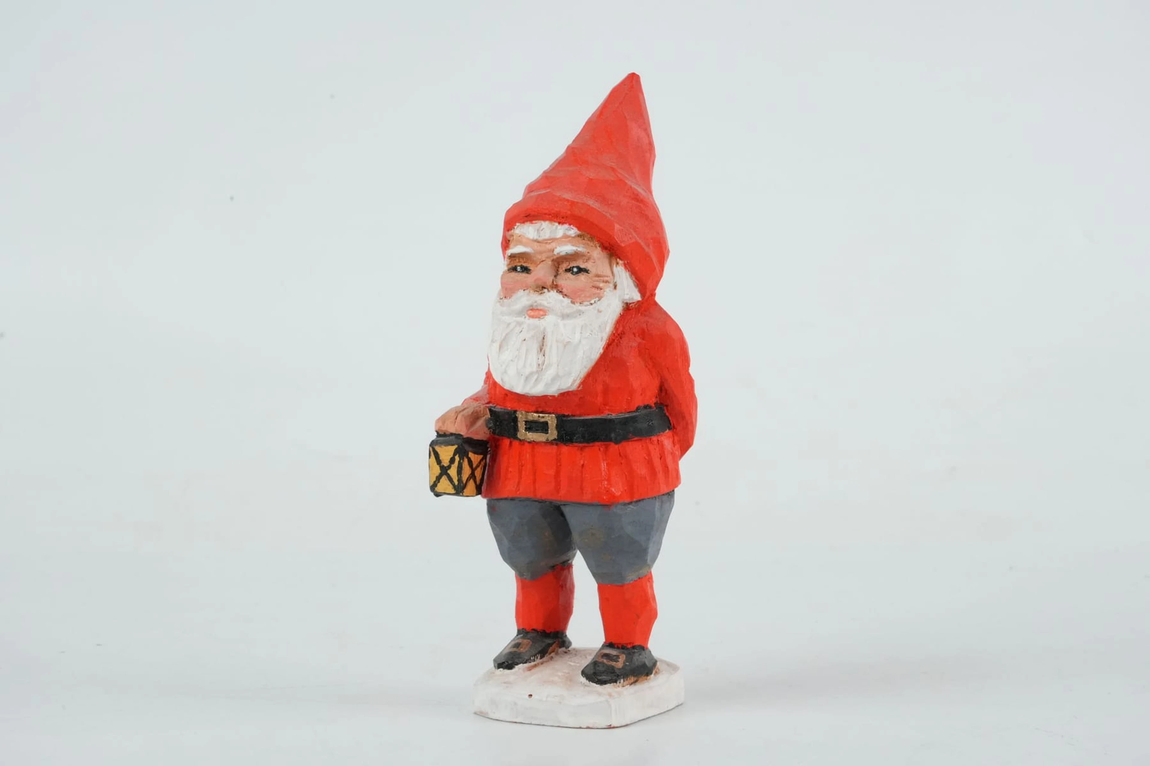 OLLE ERIKSSON, träskulptur, "Jultomte", 2000