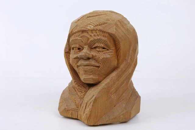 JOMPA LJUNGSTRÖM, skulptur, kvinnoansikte