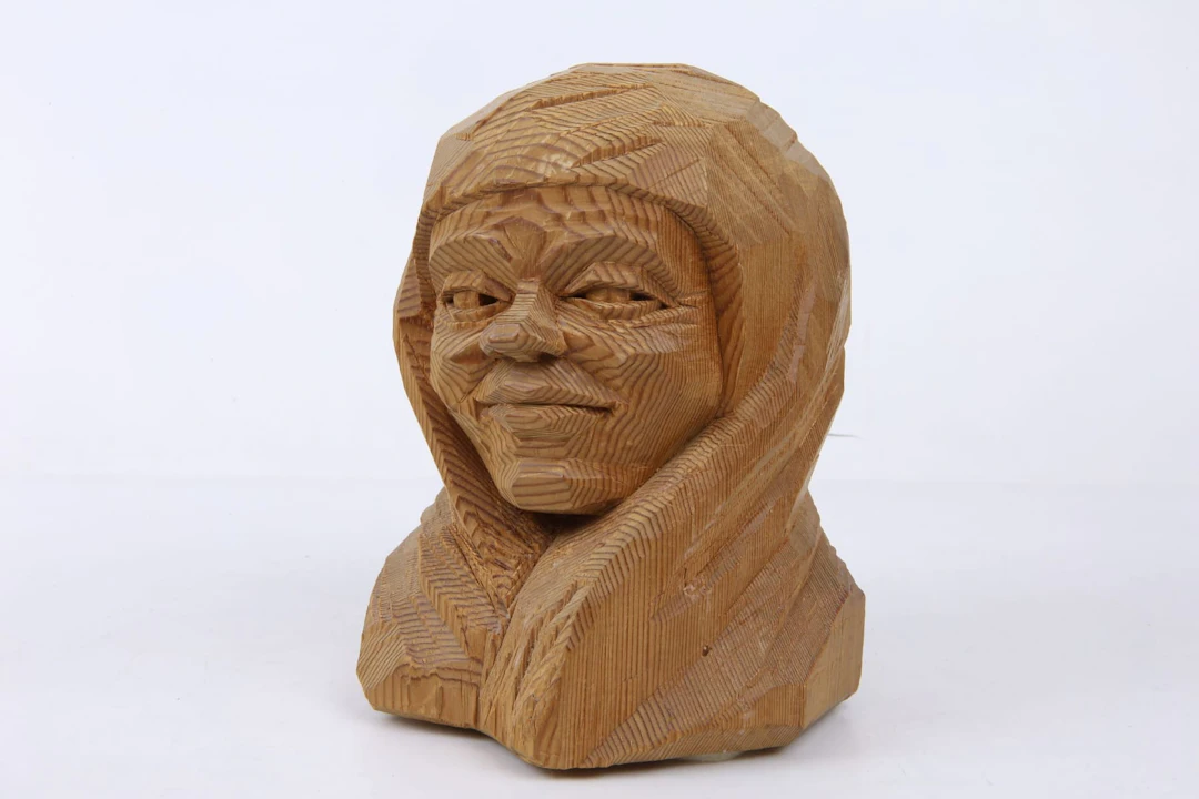 JOMPA LJUNGSTRÖM, skulptur, kvinnoansikte