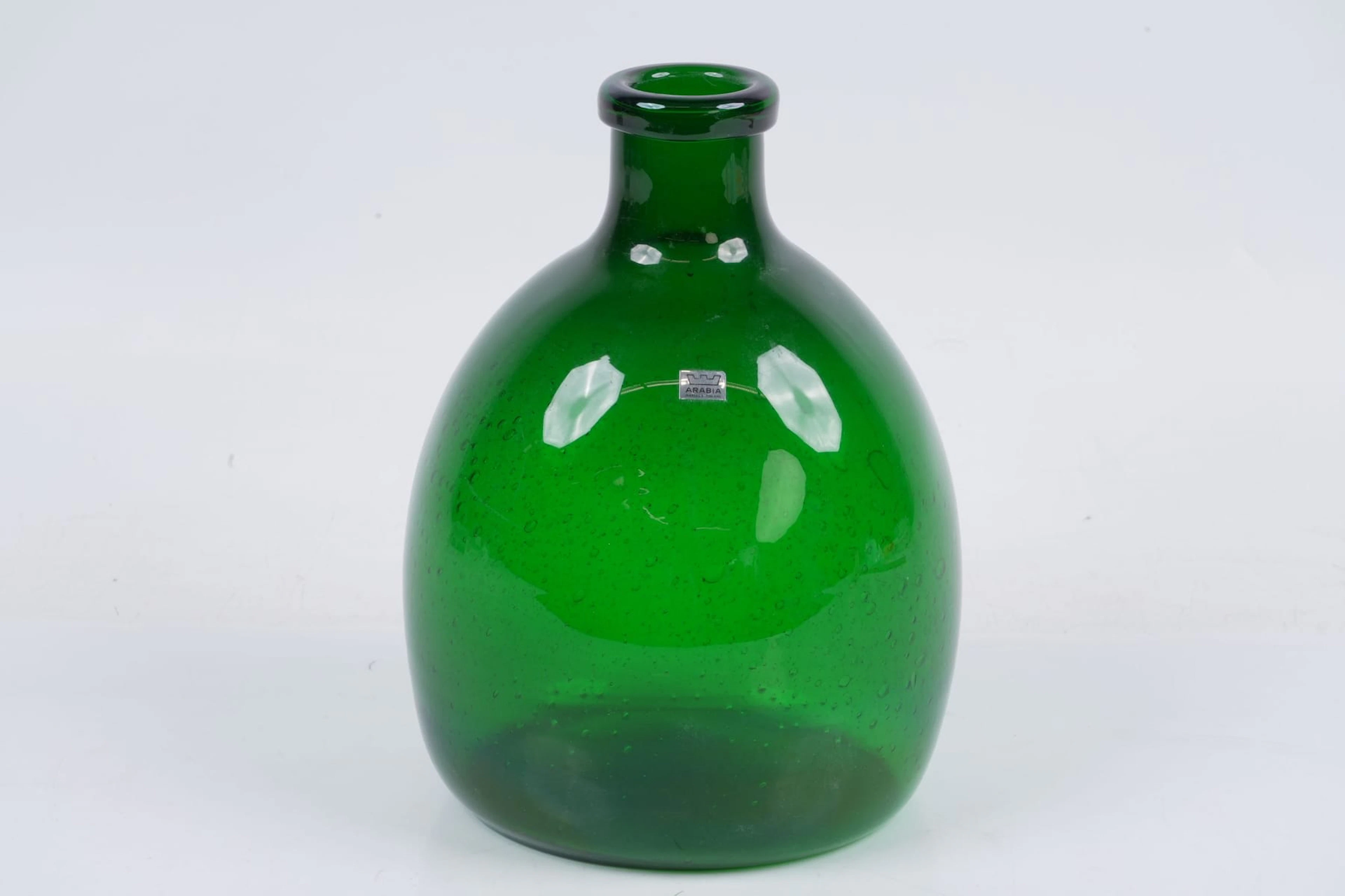 KAJ FRANCK (1911-1989), flaska, "Sargasso", Nuutajärvi Notsjö