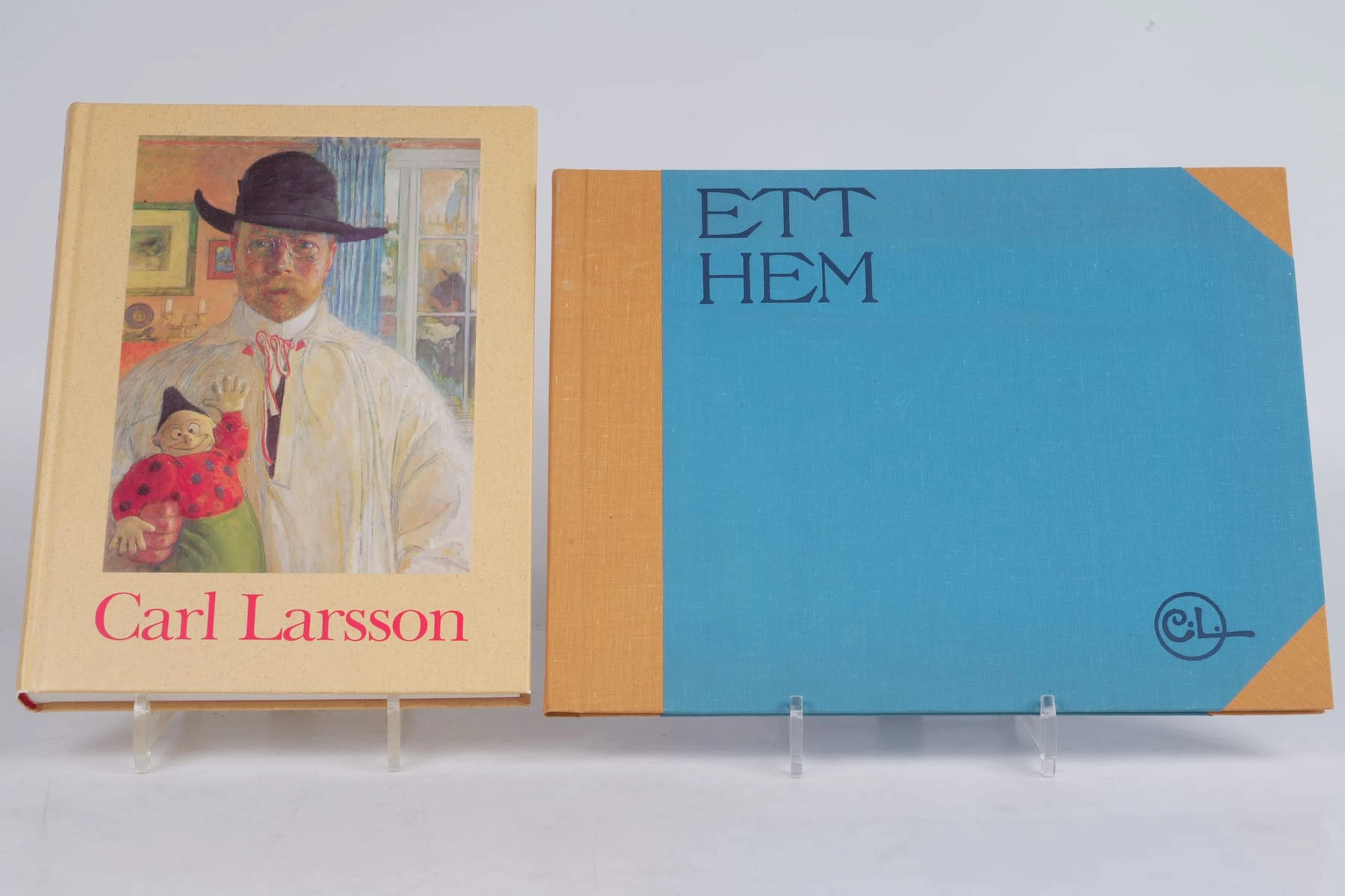 BÖCKER, 2 st, om Carl Larsson, Carl Larsson, Ett hem