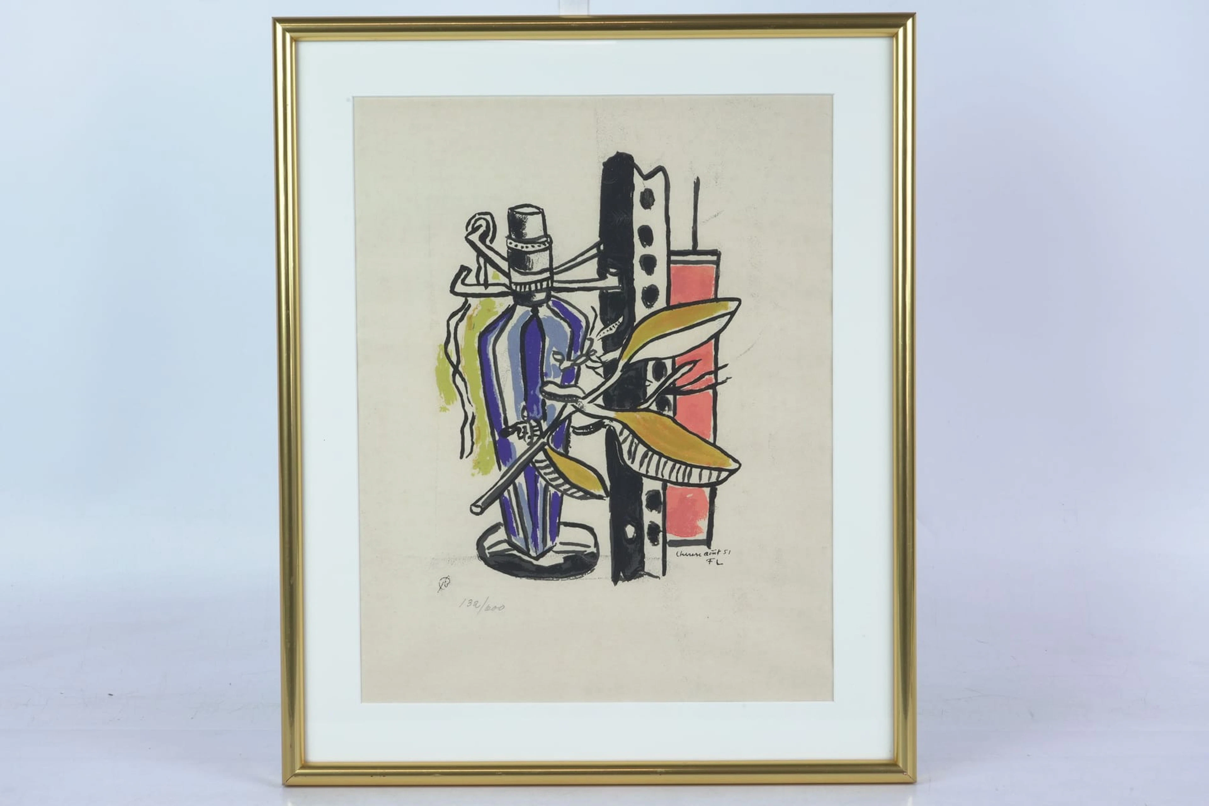 FERNAND LEGÉR (1881-1955), efter, färgserigrafi från serien ”Album