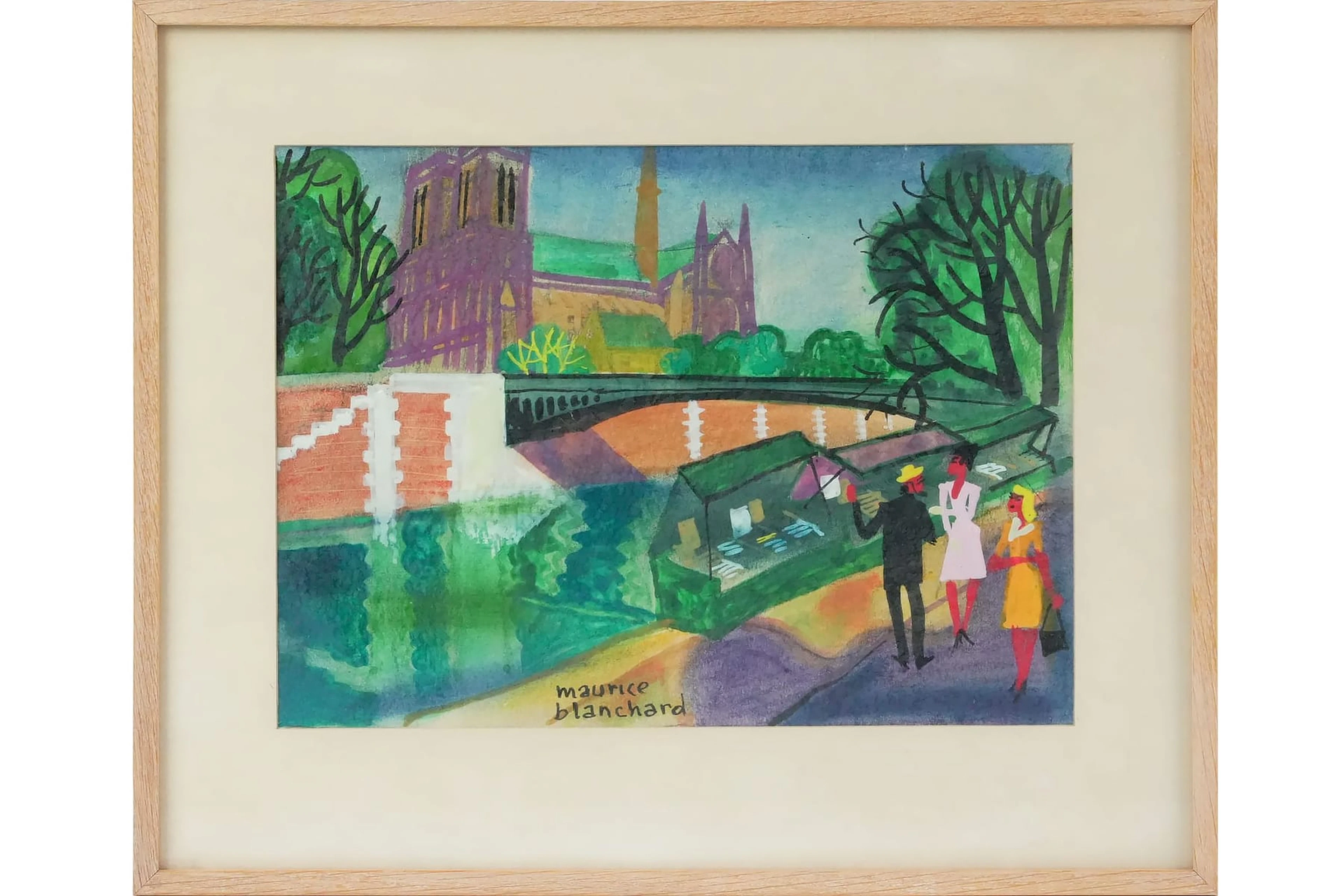 MAURICE BLANCHARD (1890-1969), blandteknik