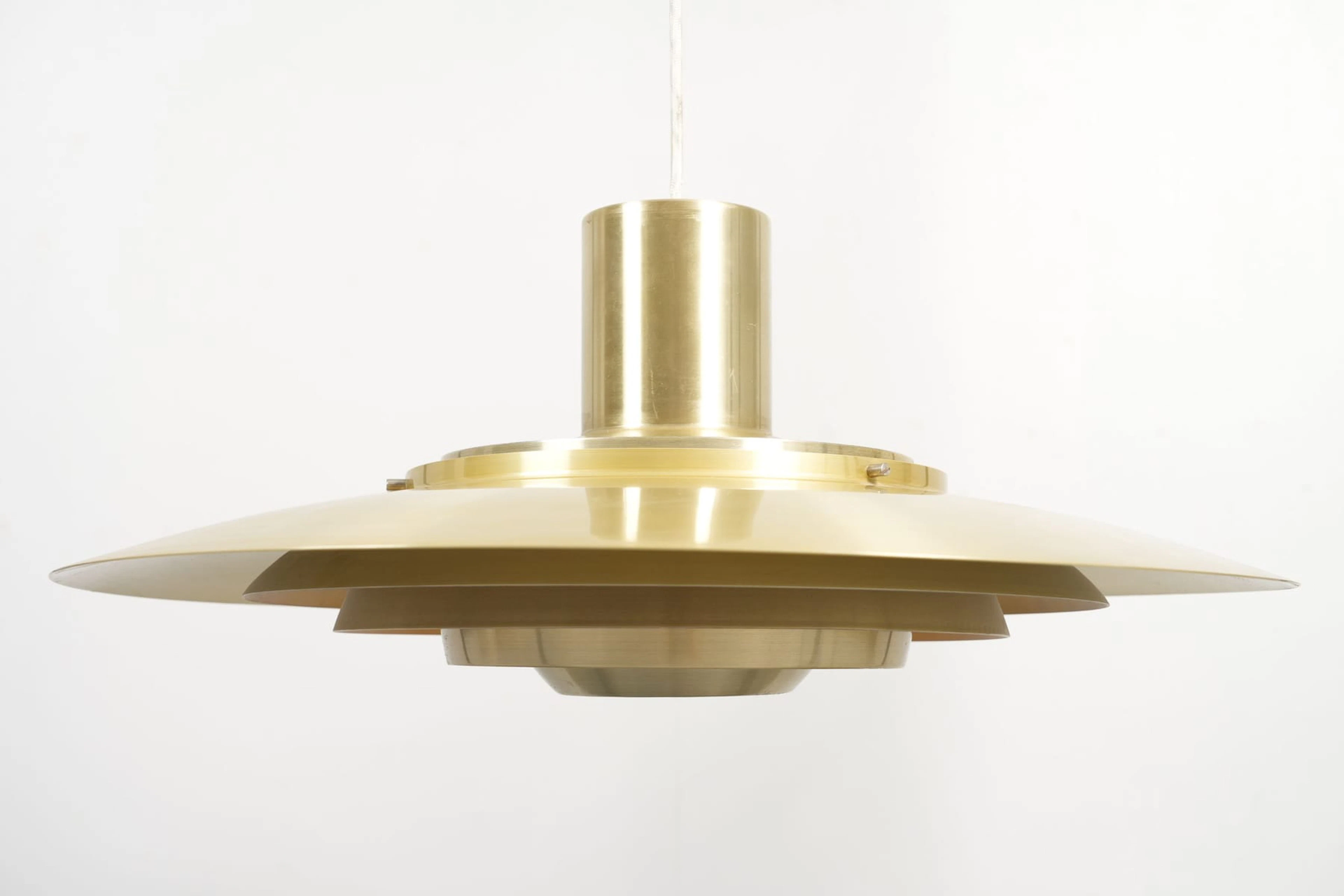 JØRGEN KASTHOLM & PREBEN JUHL FABRICIUS, taklampa, mässing, "P376