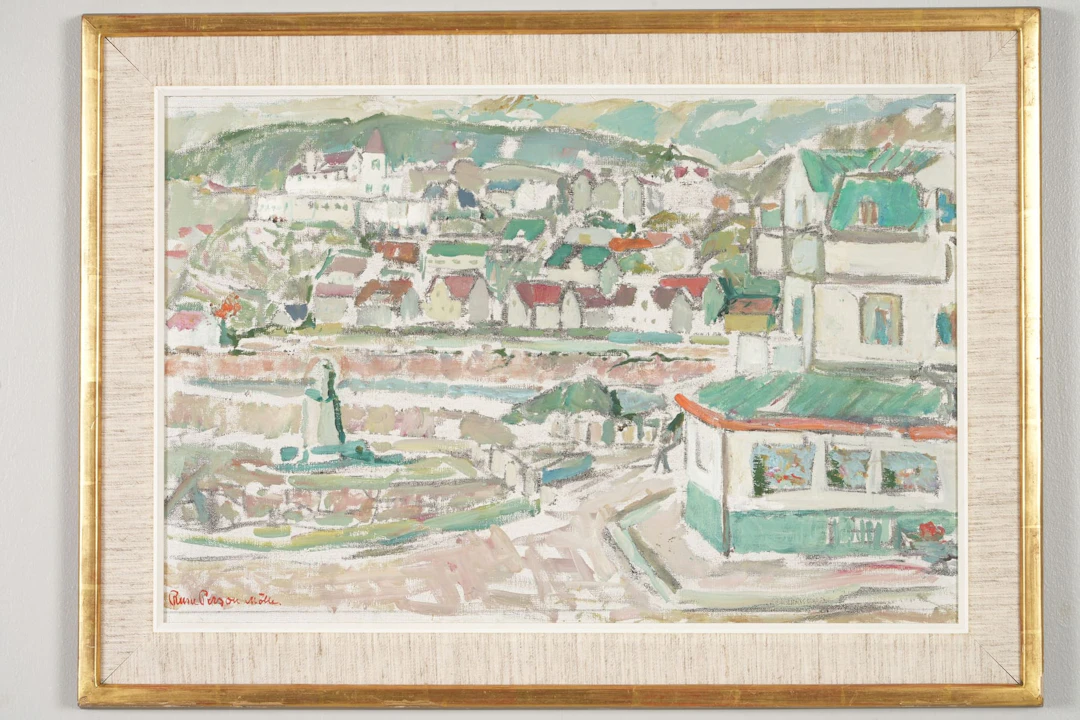 RUNE PERSON (1914-1990), olja på pannå, "Mölle"