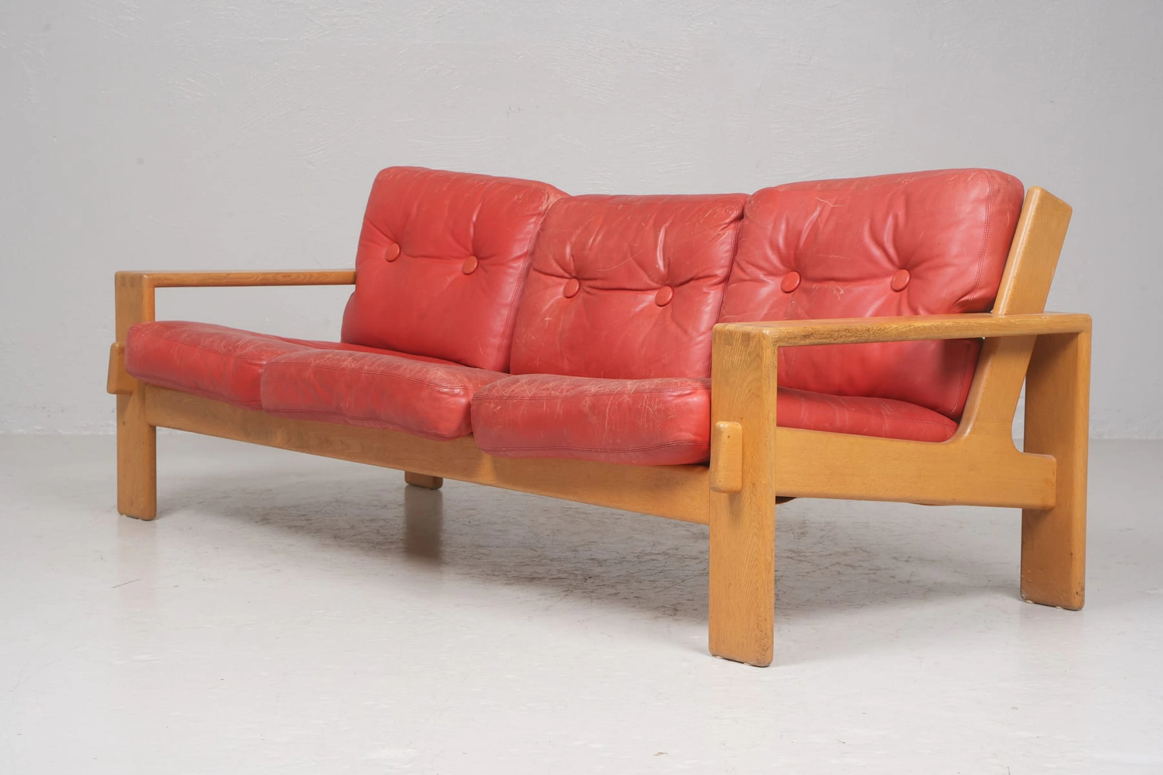 ESKO PAJAMIES (1931-1990), soffa, 3-sits, ek, "Bonanza", Asko, Finland