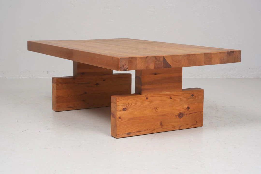 SOFFBORD, massiv furu, 1960/1970-tal