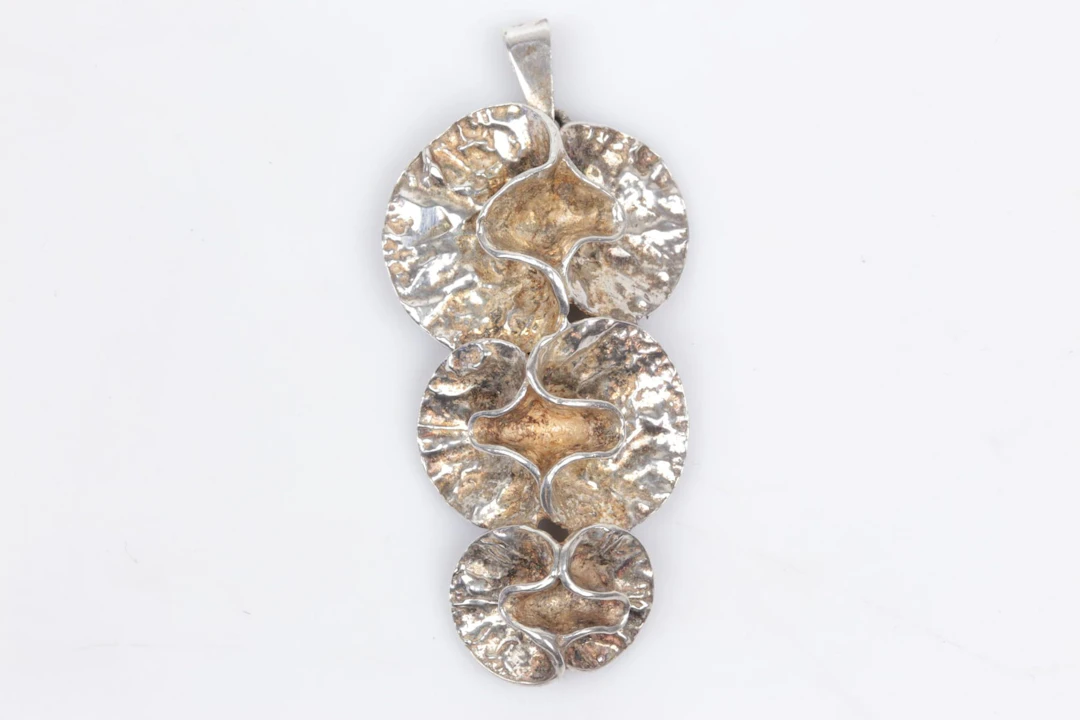 THERESIA HVORSLEV (1935), hänge, silver, Mema, Lidköping, 1976