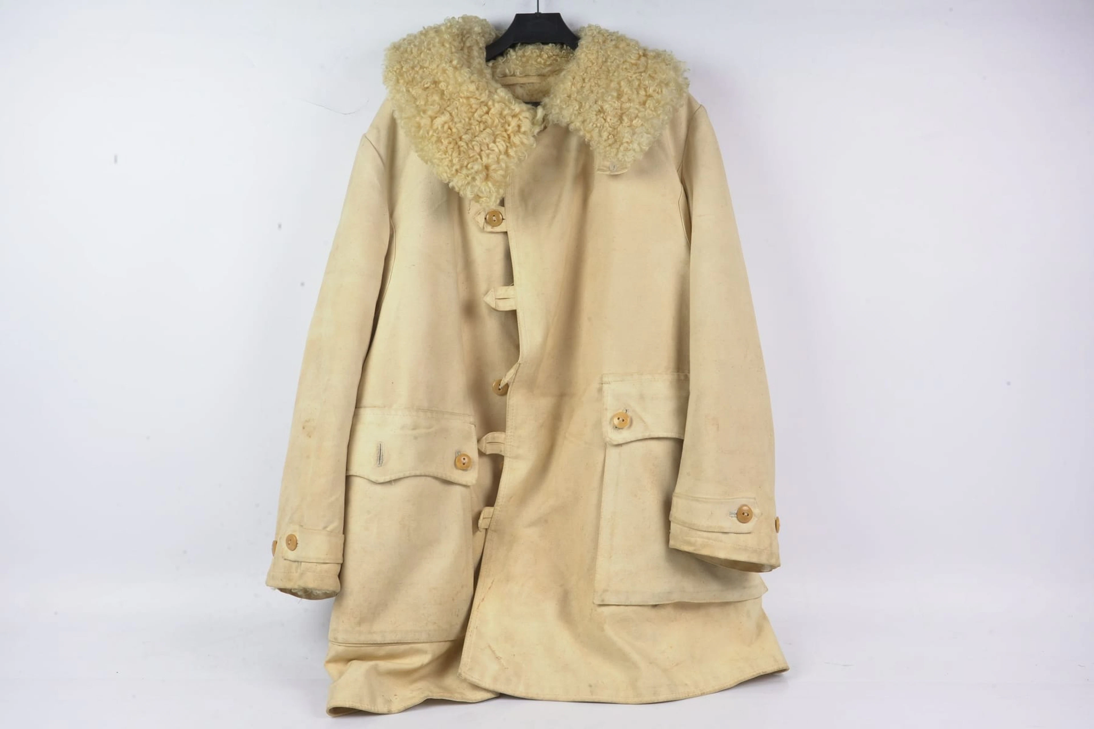 LIVPÄLS M/1944, vit fårskinnsfodrad kanvas, Örebro Sport & Bil