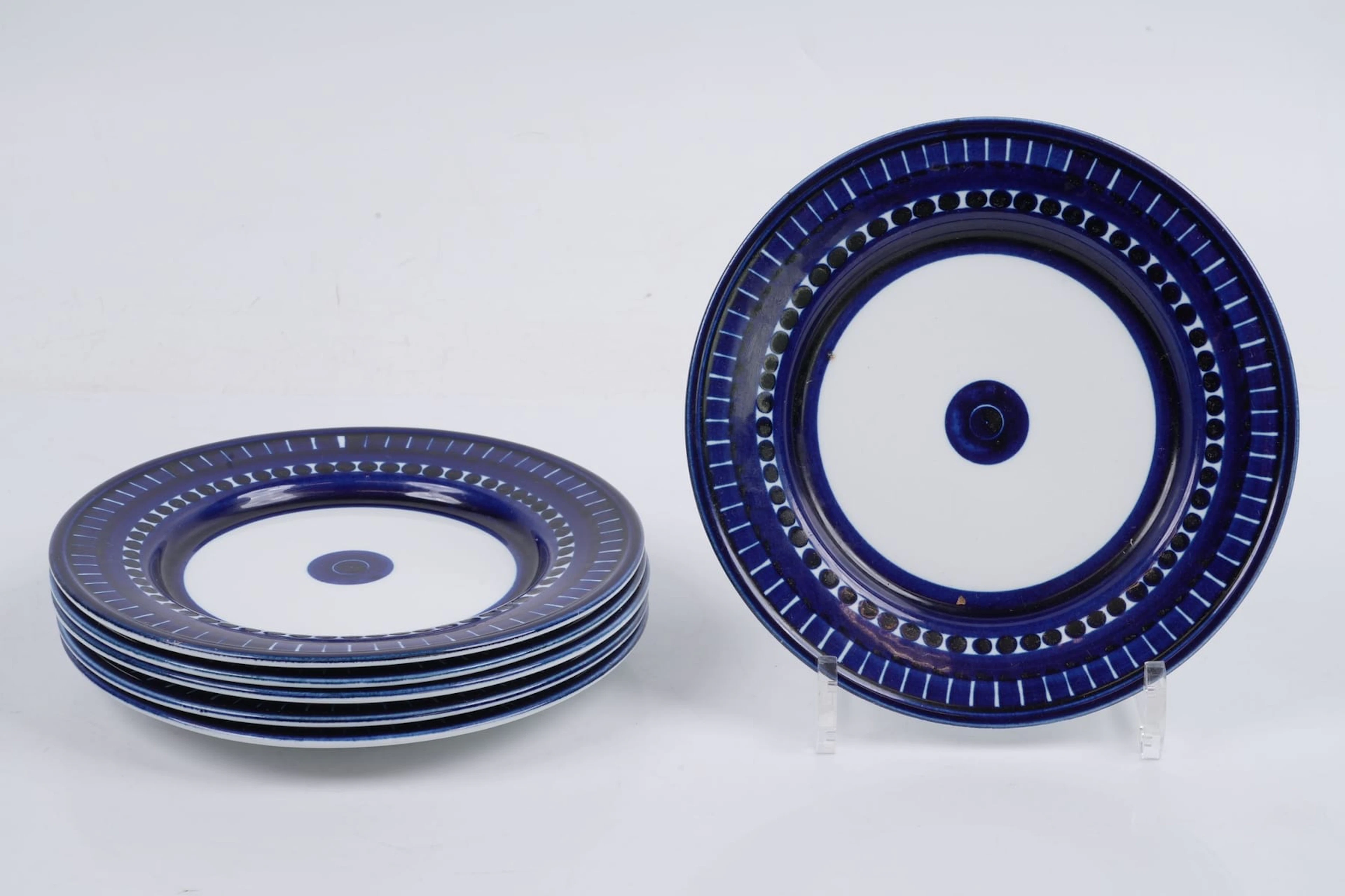 ULLA PROCOPÉ (1921-1968), assietter, 6 st, "Valencia", Arabia