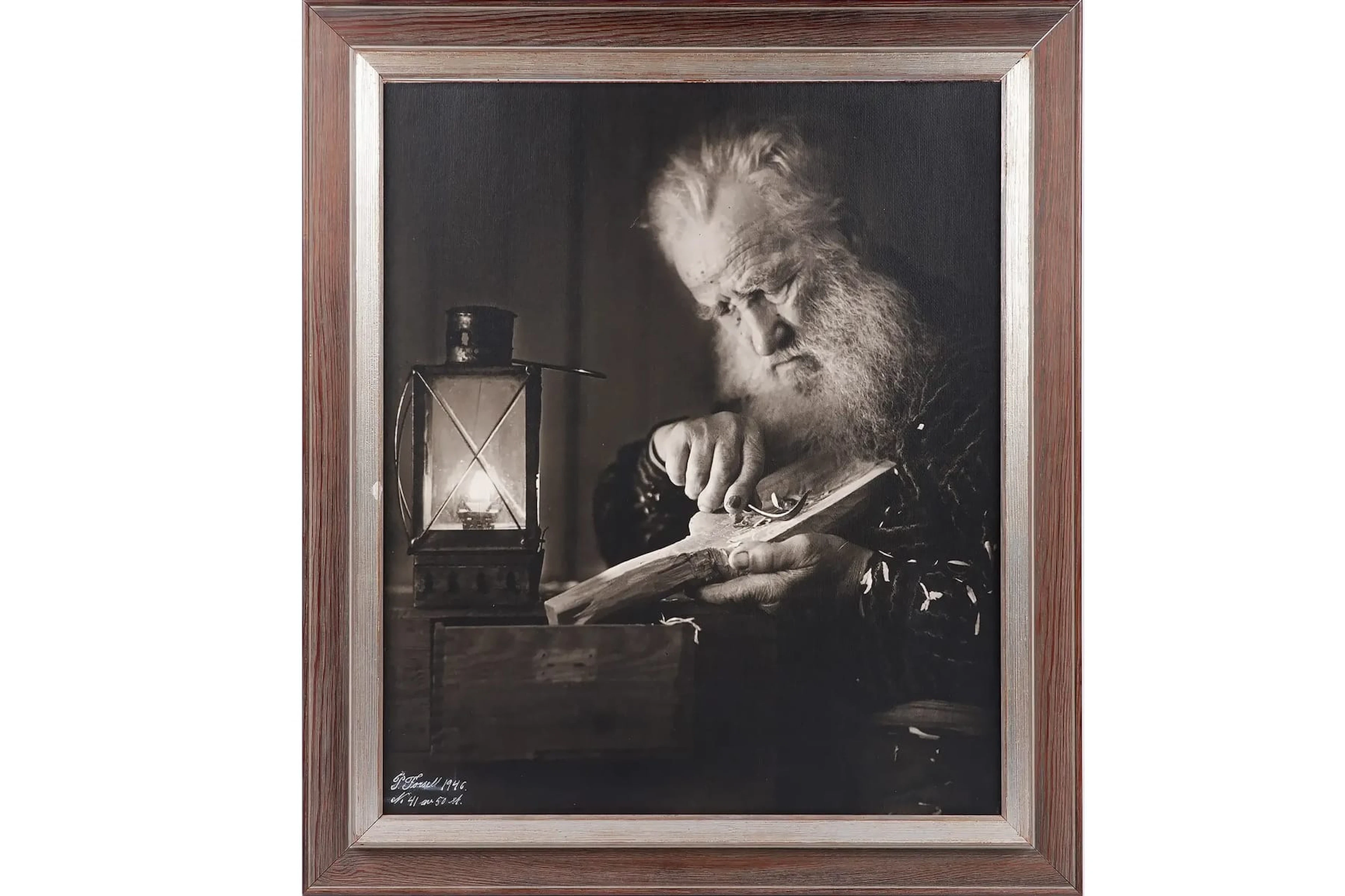 PER FORSELL (1898-1979), fotografi, "Slöjdaren"