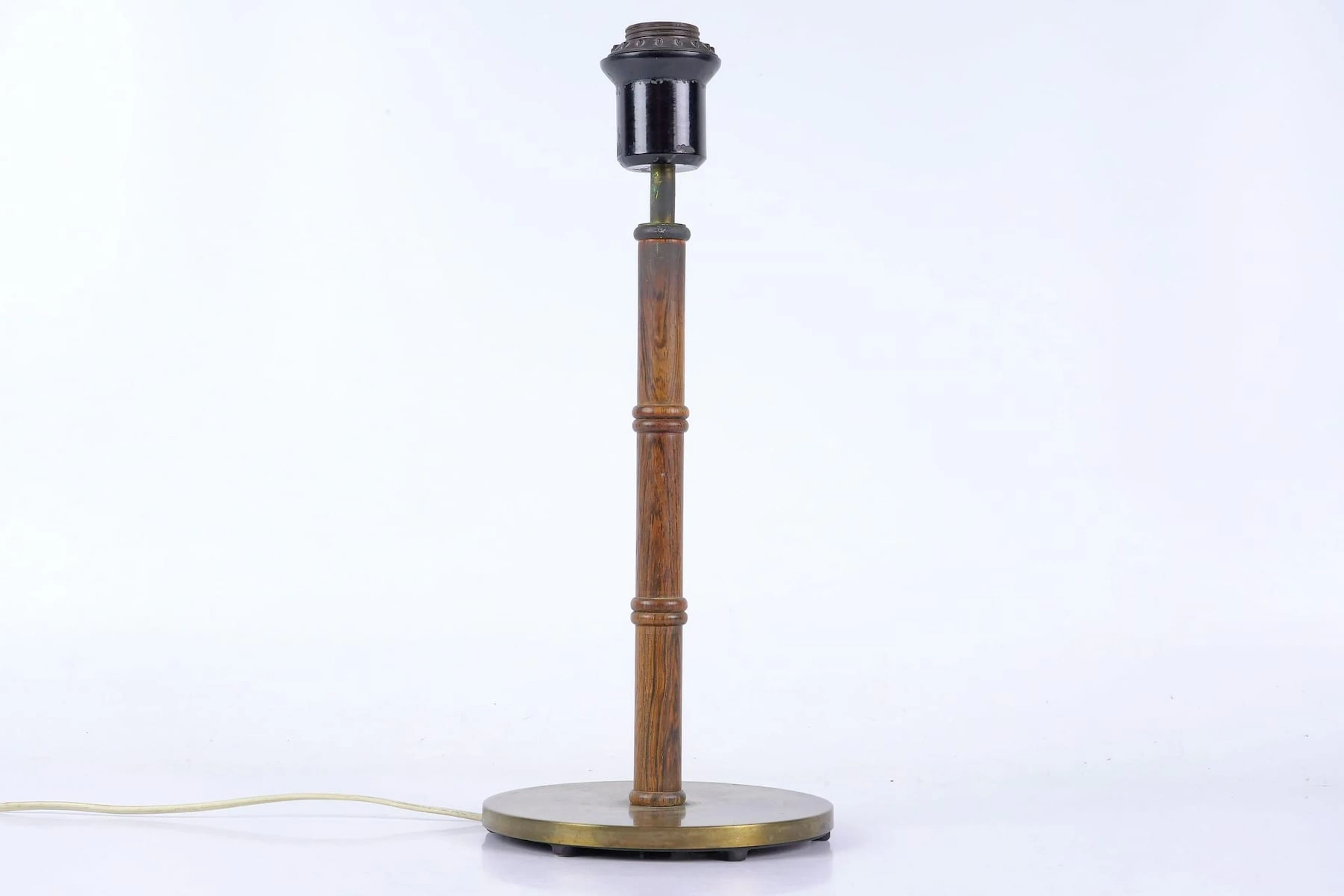 BORDSLAMPA, palisander, "Nr. 6385", Falkenbergs belysning, 1900-talets