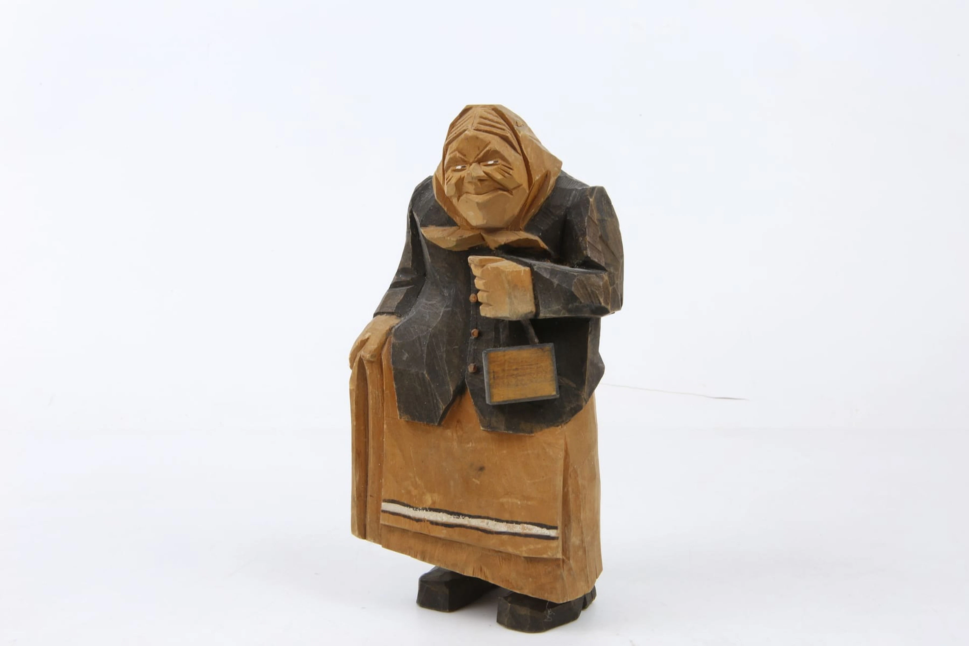 GUNNAR NILSSON, skulptur, bemålad, skuret trä