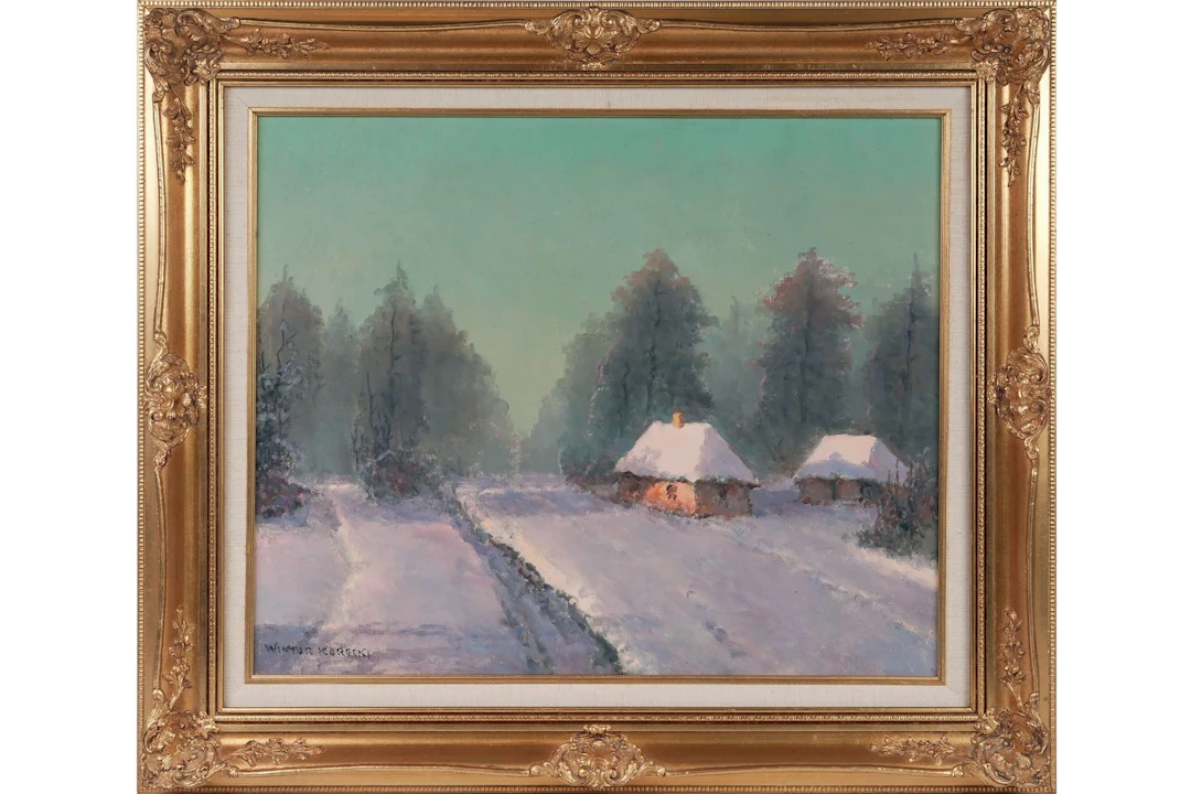 WIKTOR KORECKI (Ukraina/Polen, 1890-1980), olja på duk