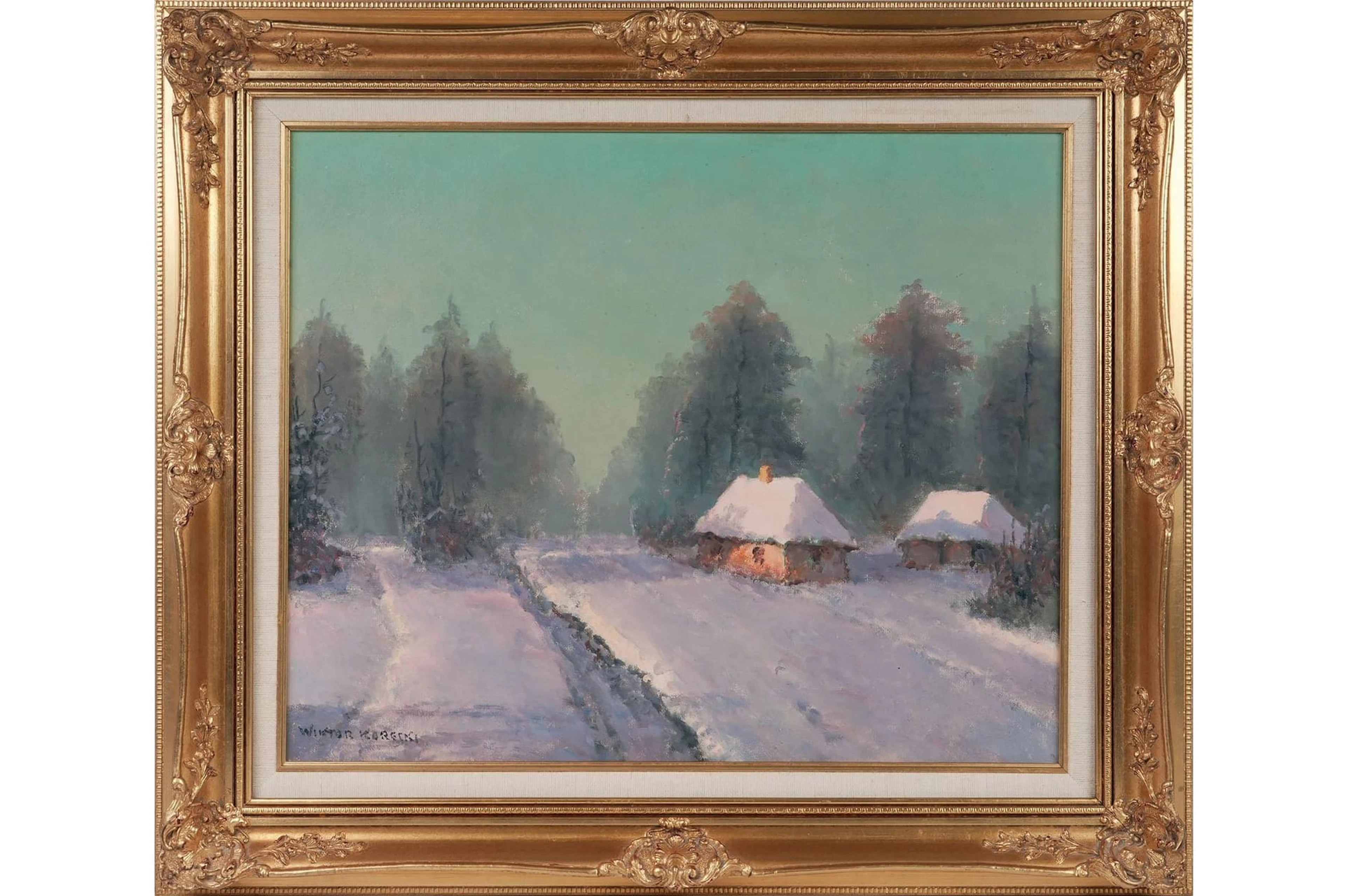 WIKTOR KORECKI (Ukraina/Polen, 1890-1980), olja på duk