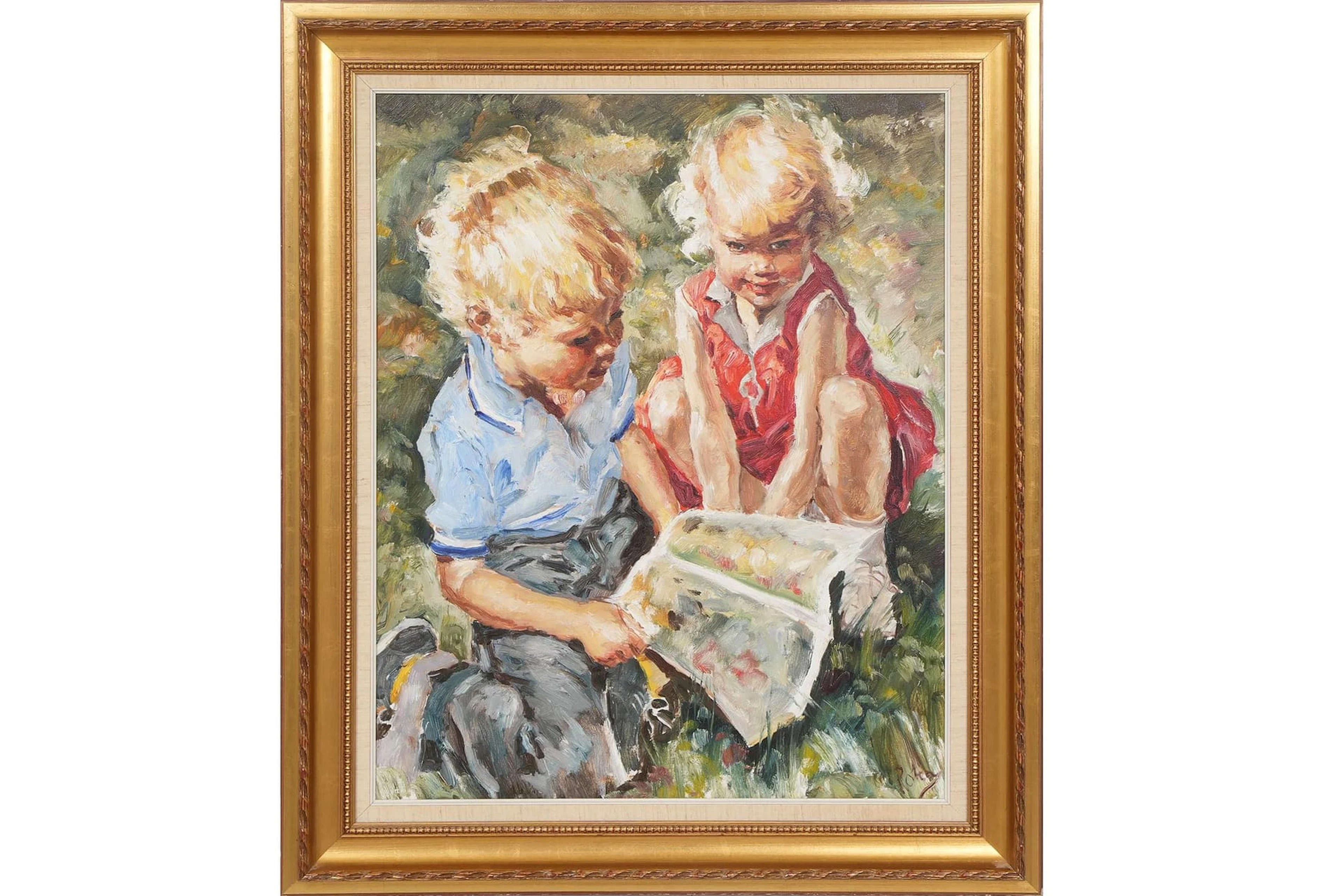 CHARLES ROKA (1912-1999), olja på duk