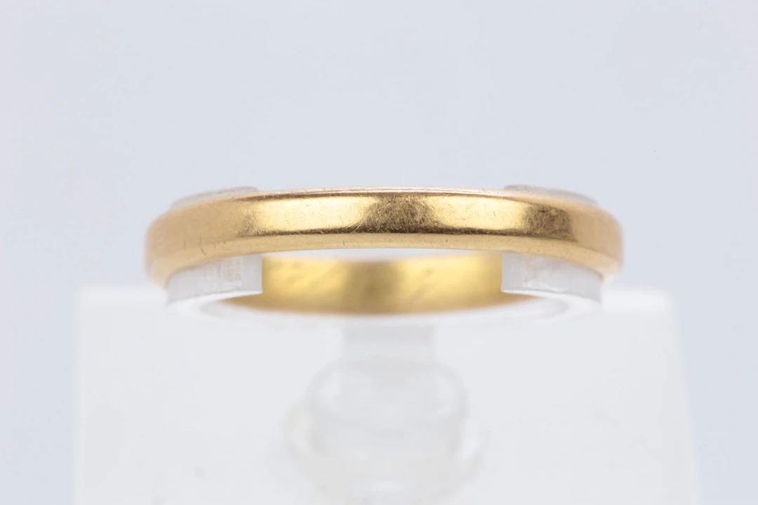RING, slät, guld, 18 k, ca 2,81 g