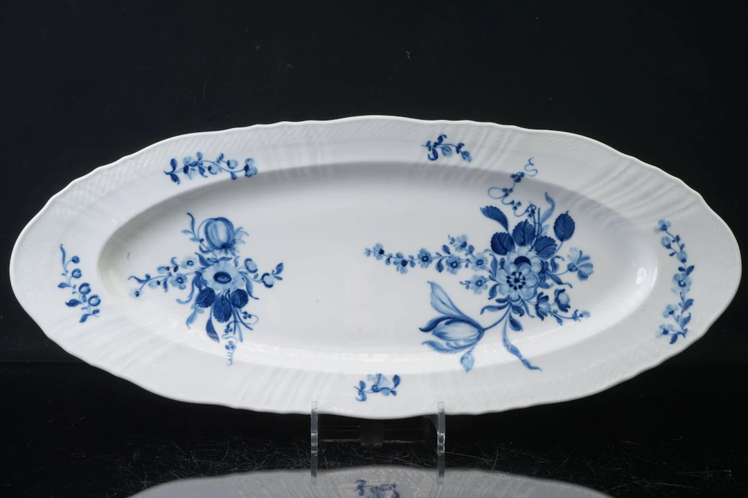FISKFAT, "Blå Blomst", Royal Copenhagen