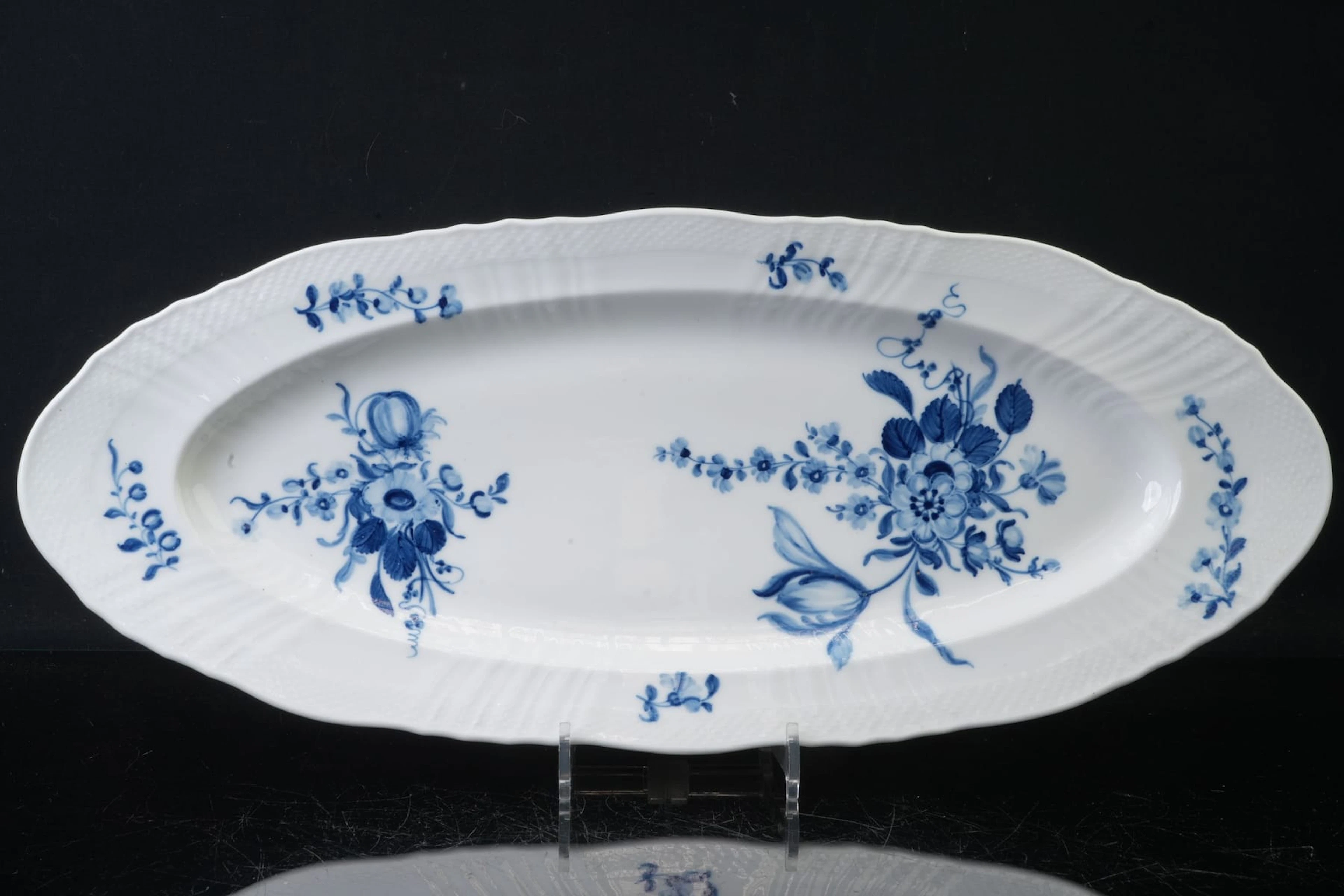 FISKFAT, "Blå Blomst", Royal Copenhagen