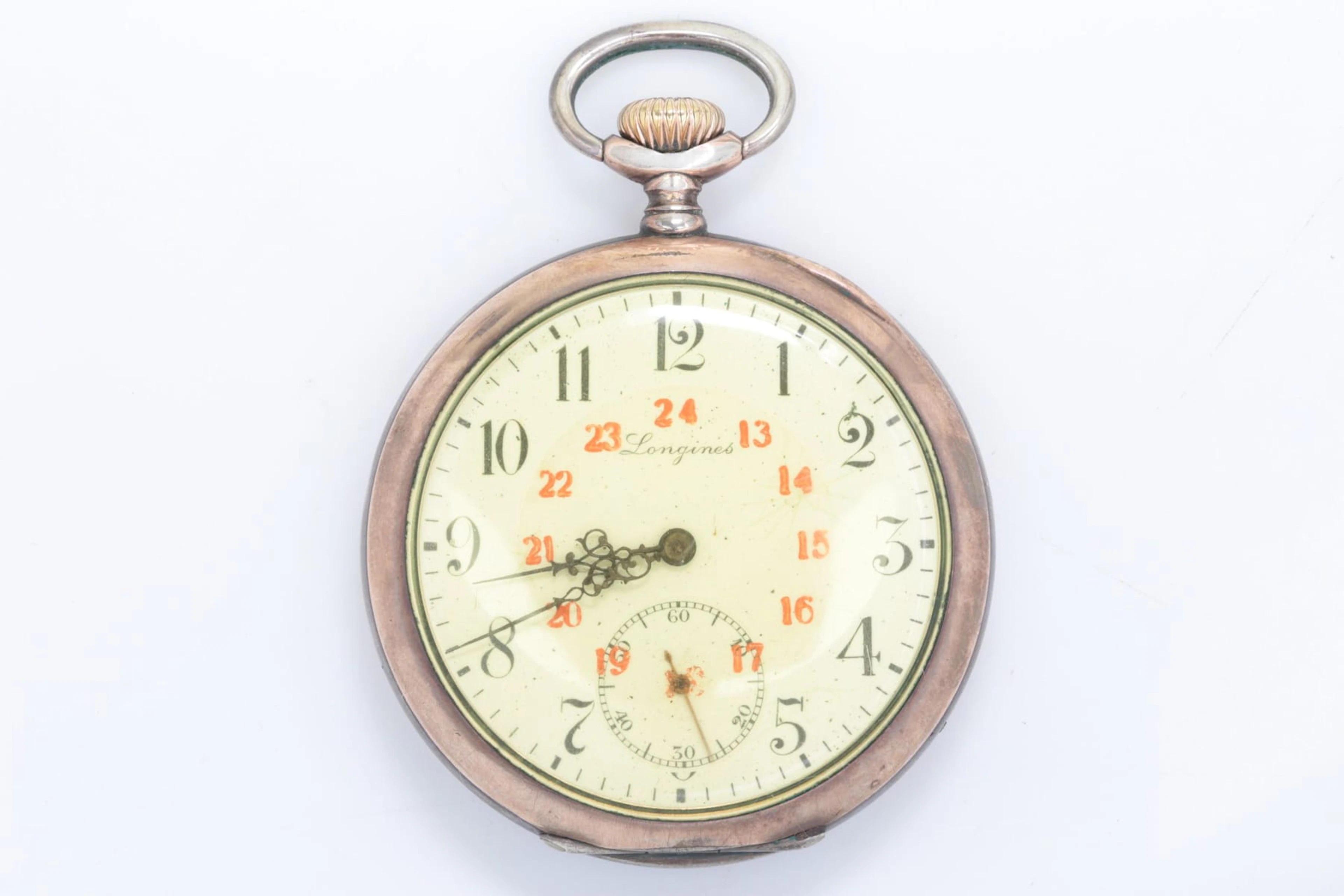 FICKUR, Longines, underhaltigt silver 800/1000, 1925