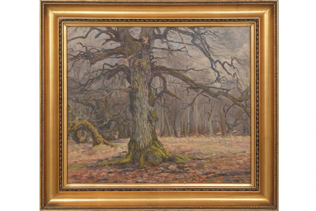 HANS GYDE PETERSEN (Danmark, 1863-1943), olja på duk