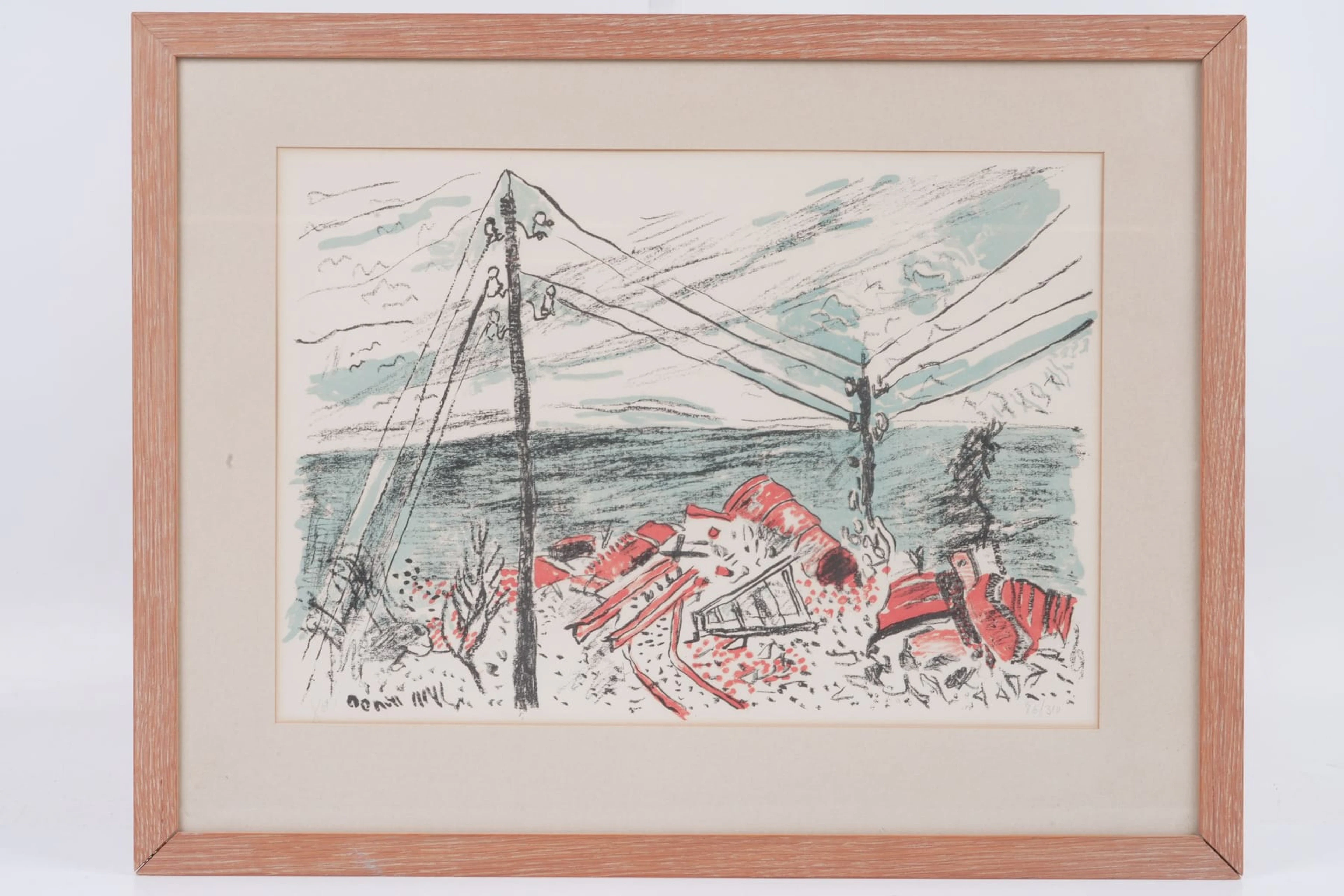SVEN X:ET ERIXSON (1899-1970), färglitografi, "Det gamla stenbrottet"