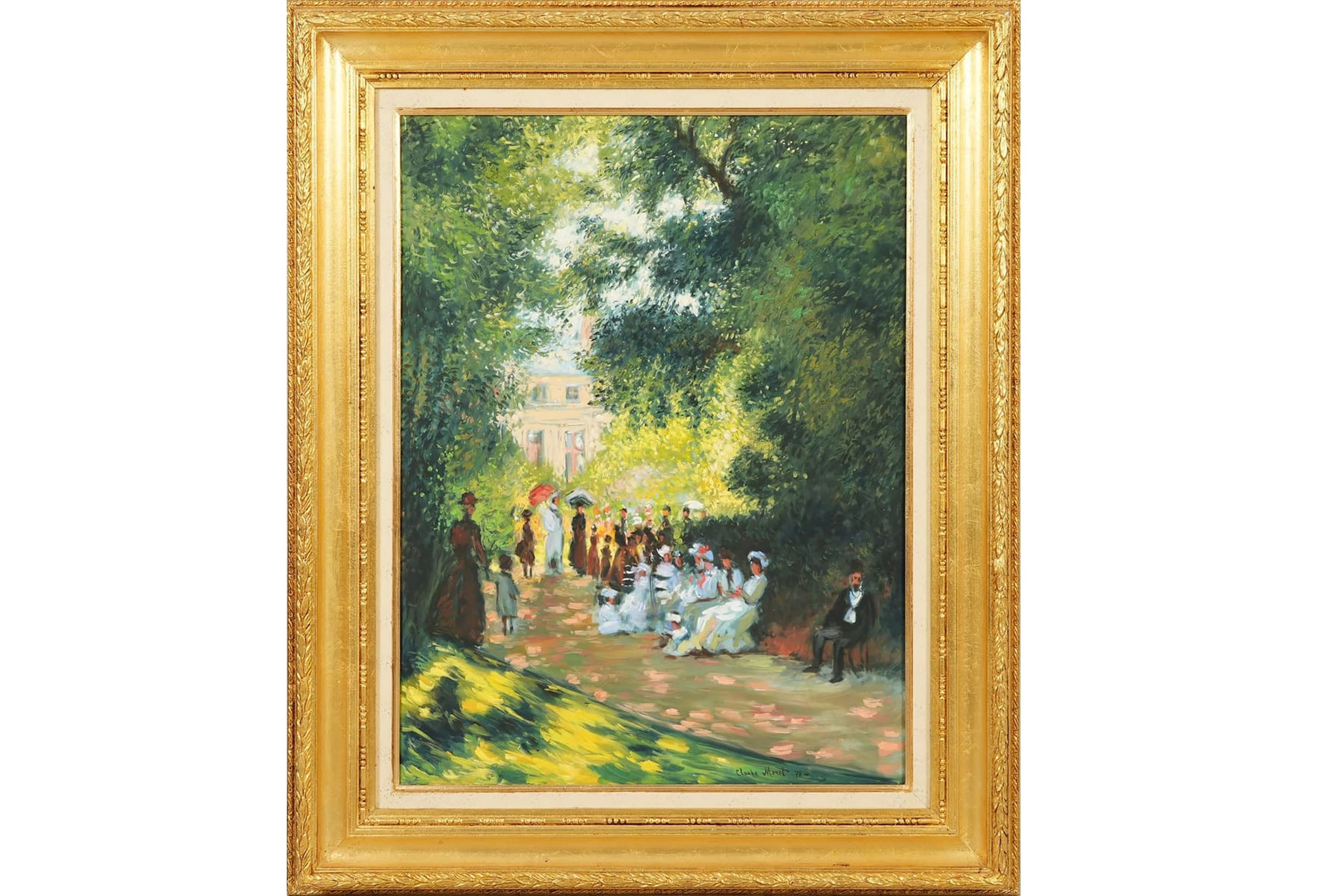 CLAUDE MONET (1840-1926), kopia efter, olja på duk