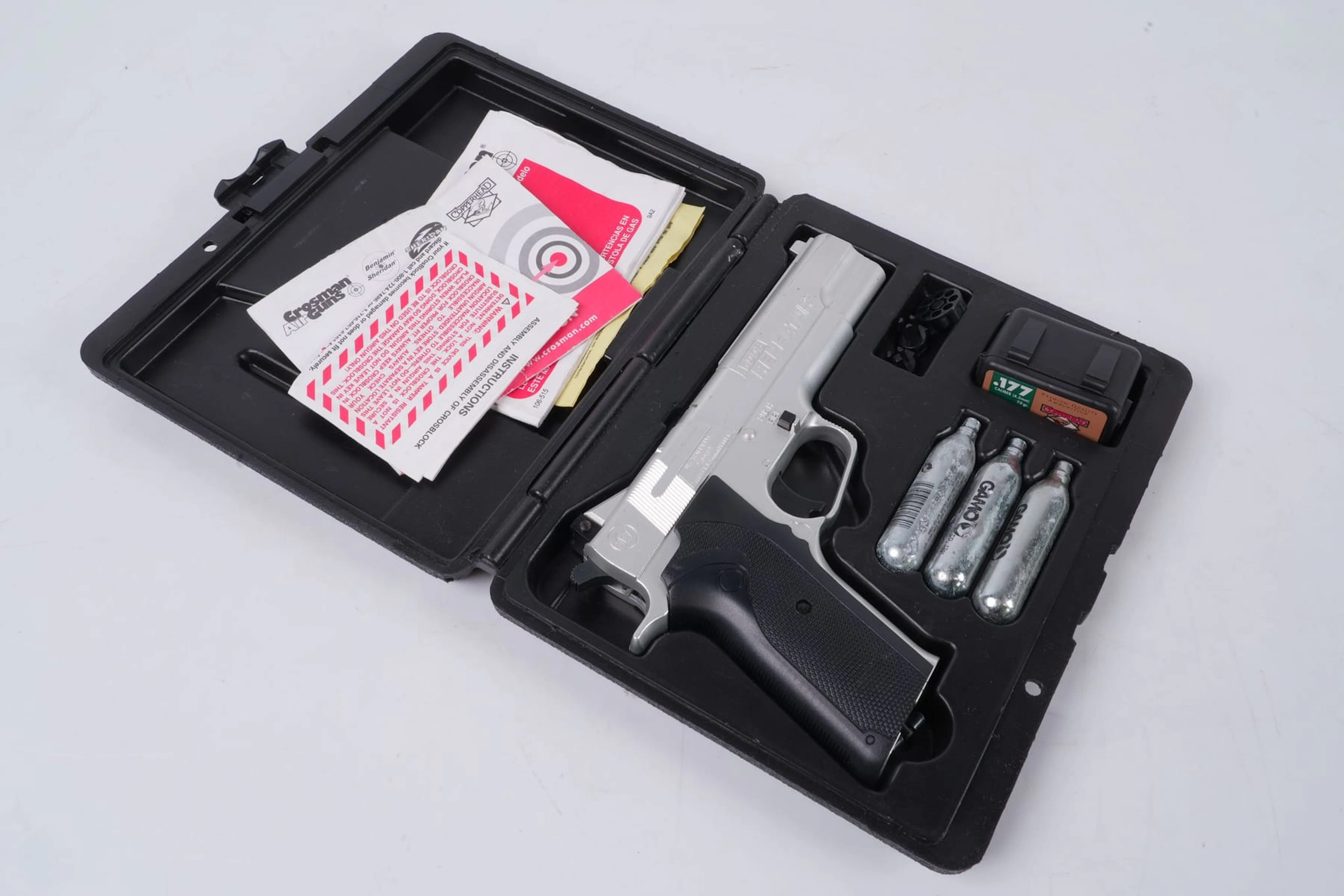 KOLSYREPISTOL, soft air gun, "1008 Repeatair" plast