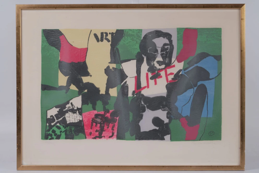 LENNART RODHE (1916-2005), färglitografi