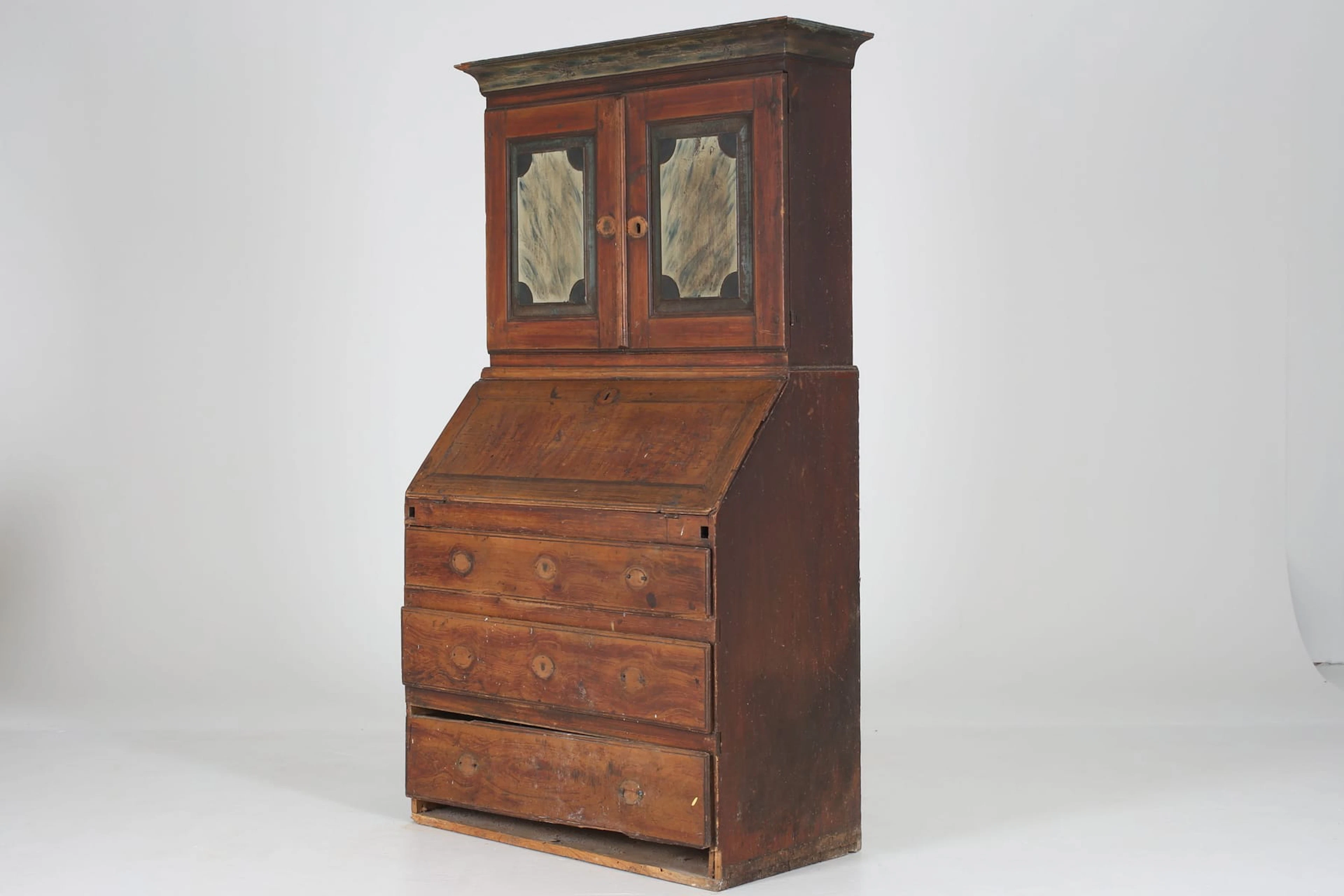SALSSKÅP, allmoge, furu, 1800-tal