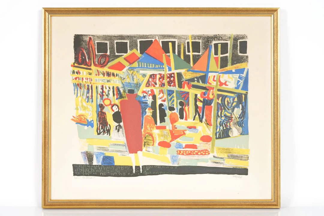SVEN X:ET ERIXSON (1899-1970), färglitografi