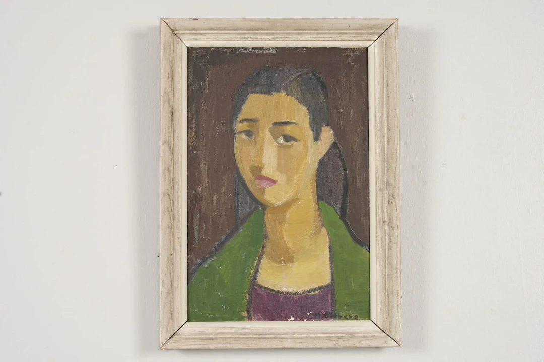 MAY ÖSTBERG (1907- 1966), olja på duk, "Taikon"