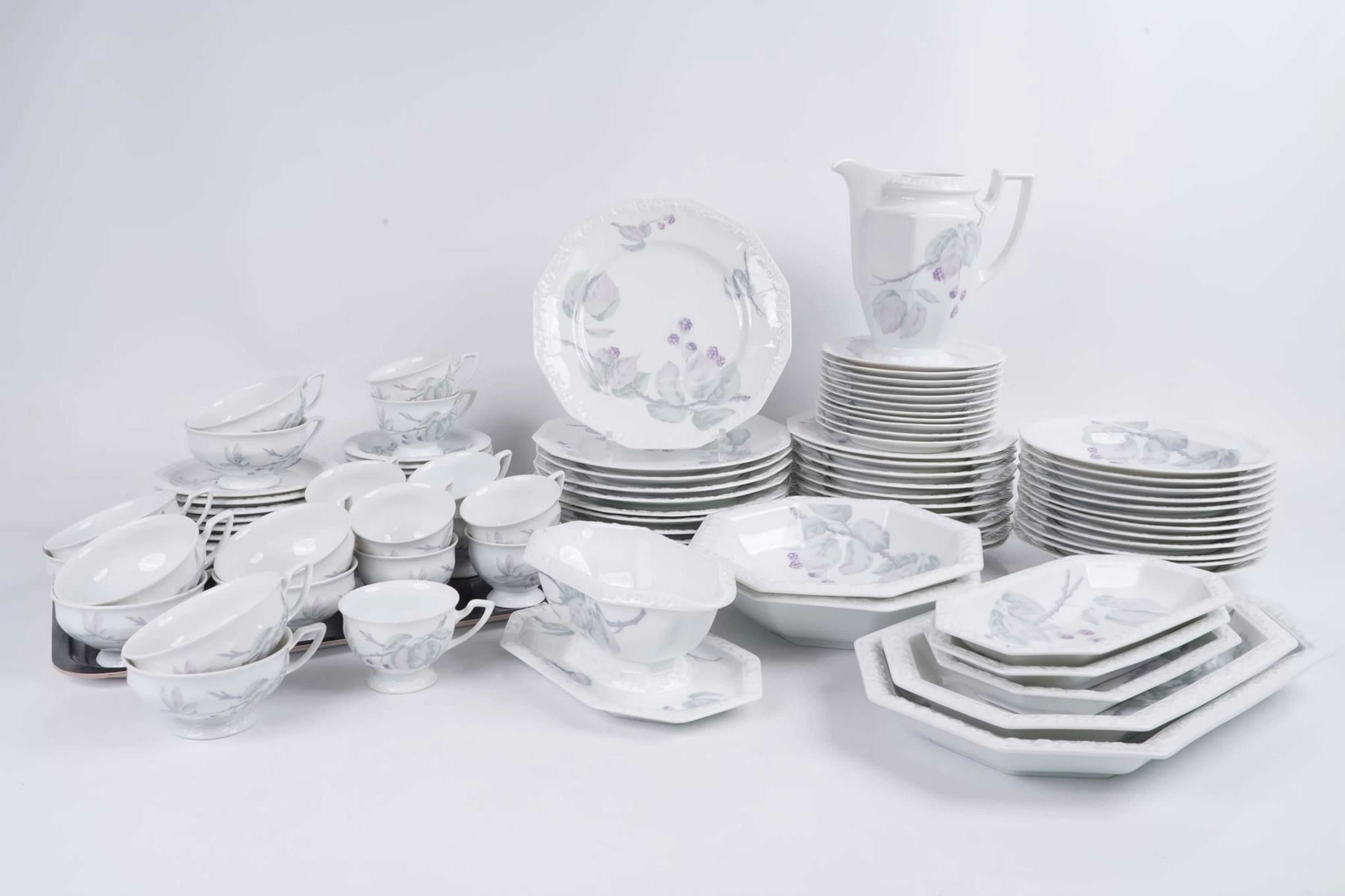 MATSERVIS, 75 delar, "Maria björnbär", Rosenthal