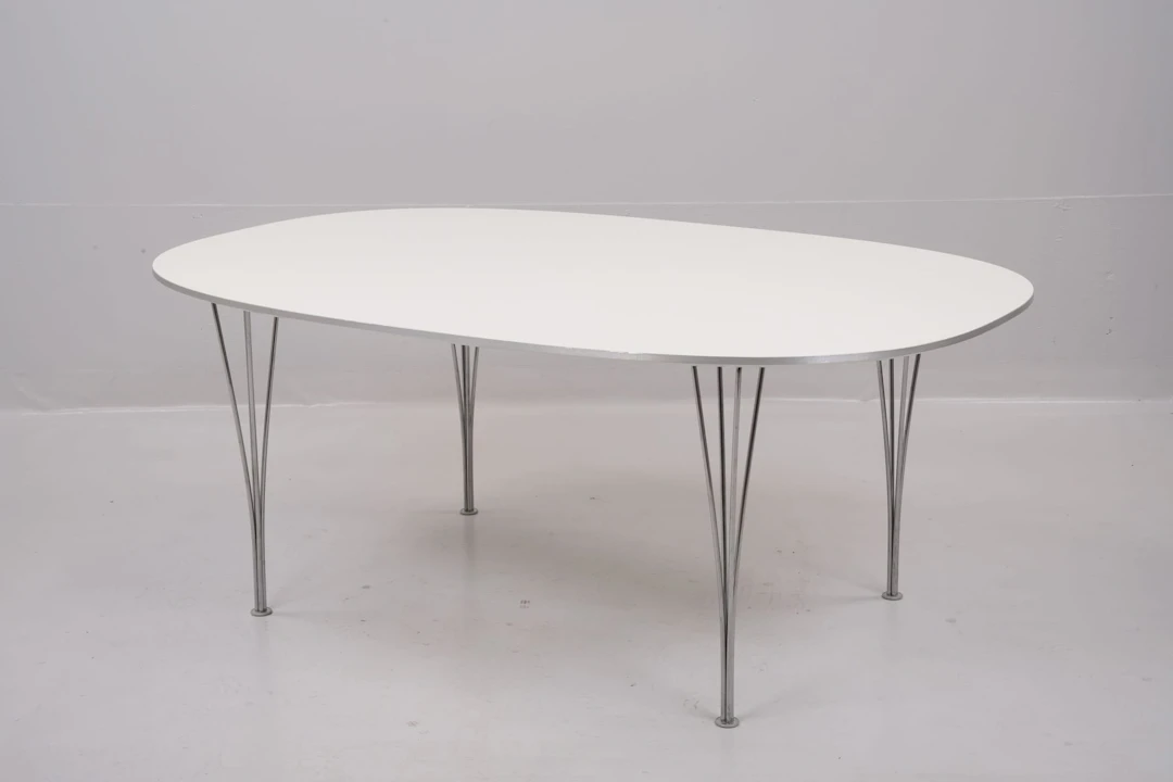 BRUNO MATHSSON & PIET HEIN, matbord, "Superellips", Fritz Hansen, Danmark