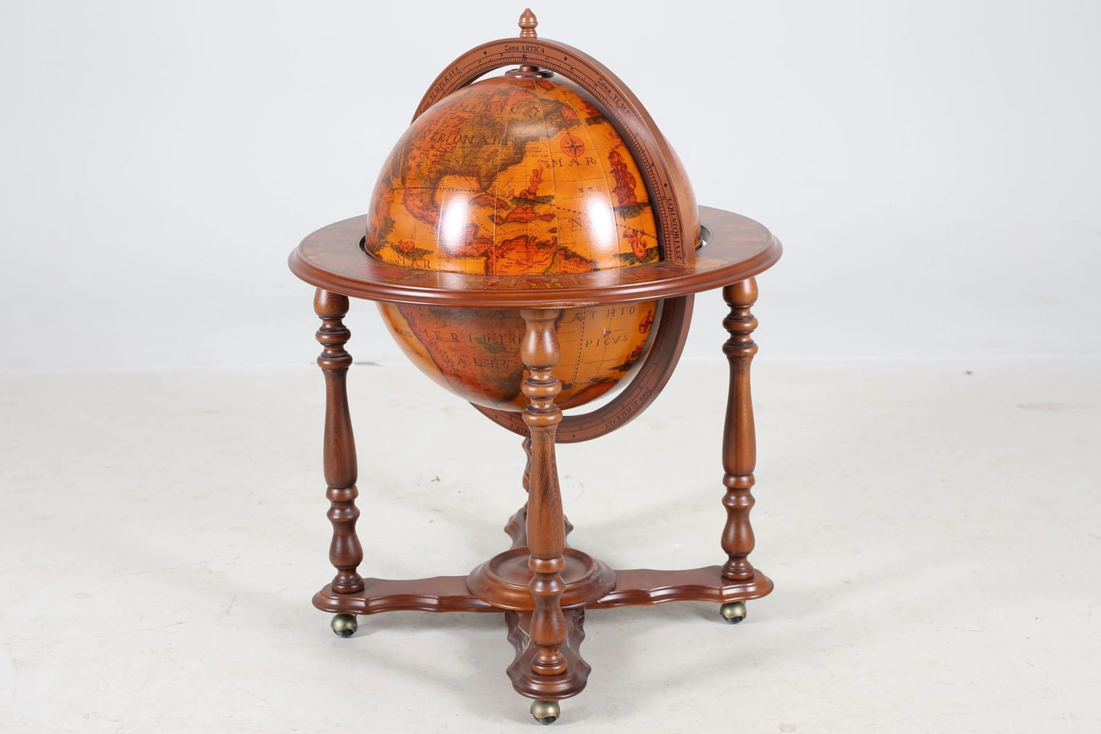 BARGLOB / BARMÖBEL, mahogny, 1900-talets andra hälft