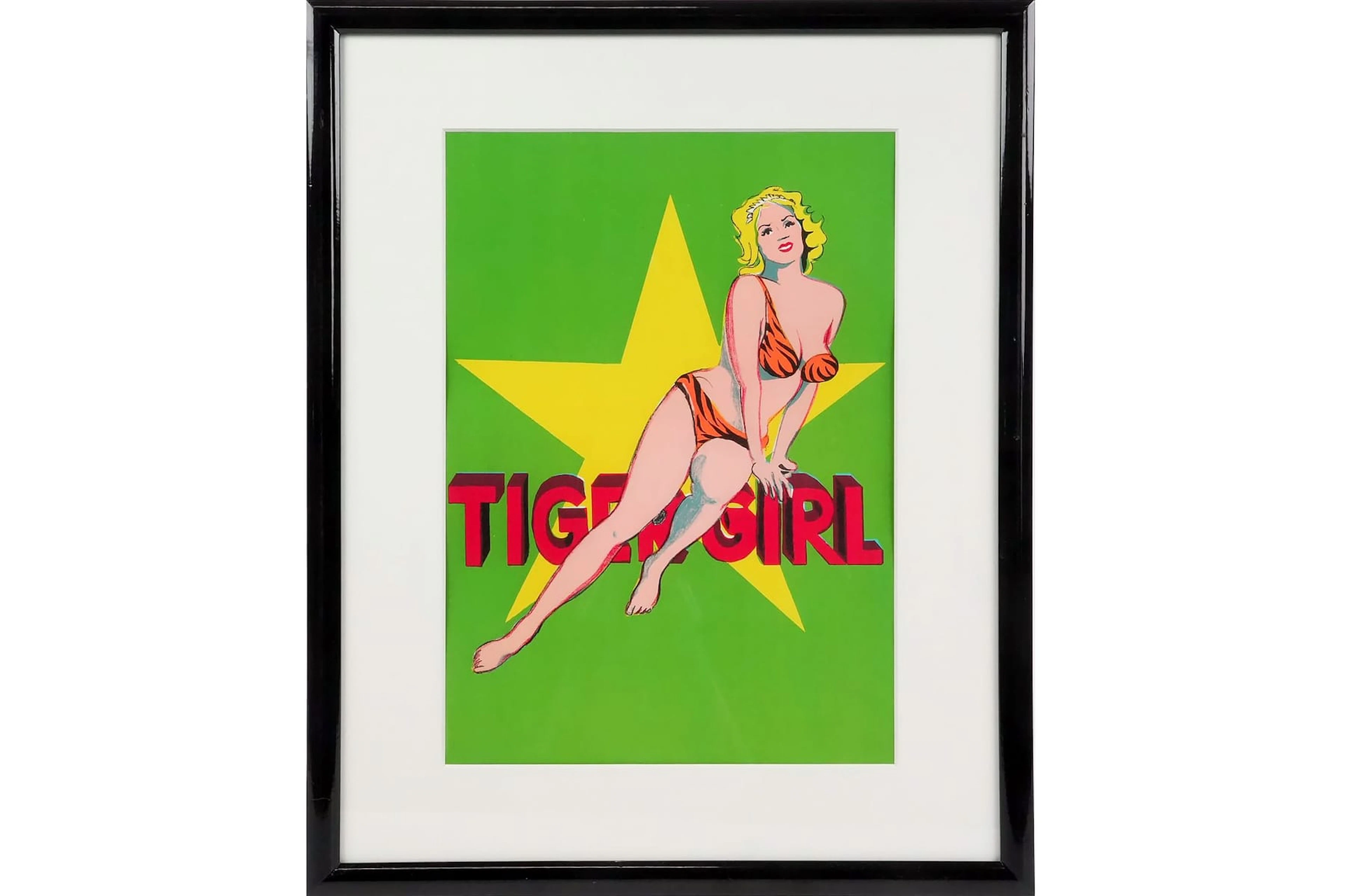 MEL RAMOS (USA, 1935-2018), efter, färglitografi, "Tiger Girl"