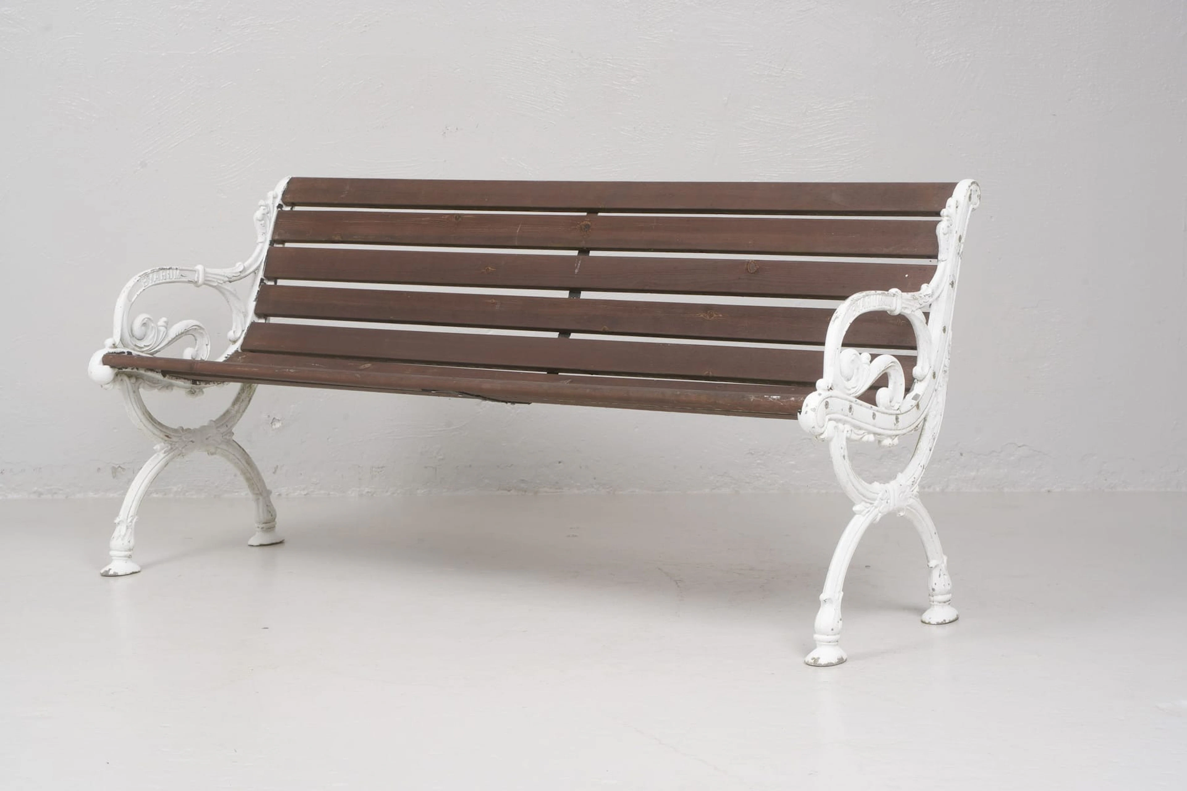 TRÄDGÅRDSSOFFA, gjuten aluminium, Byarums bruk