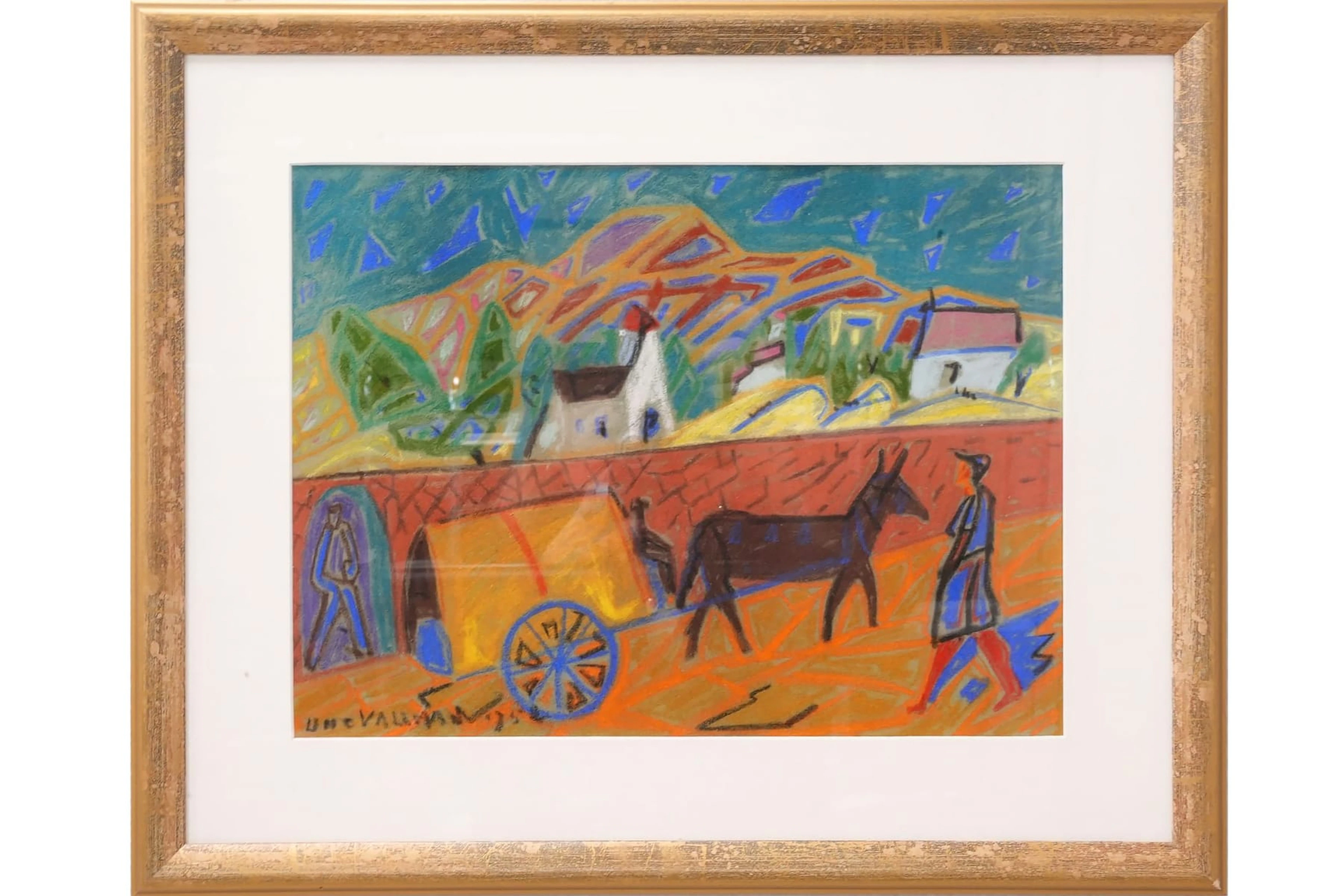 UNO VALLMAN (1913-2004), pastell