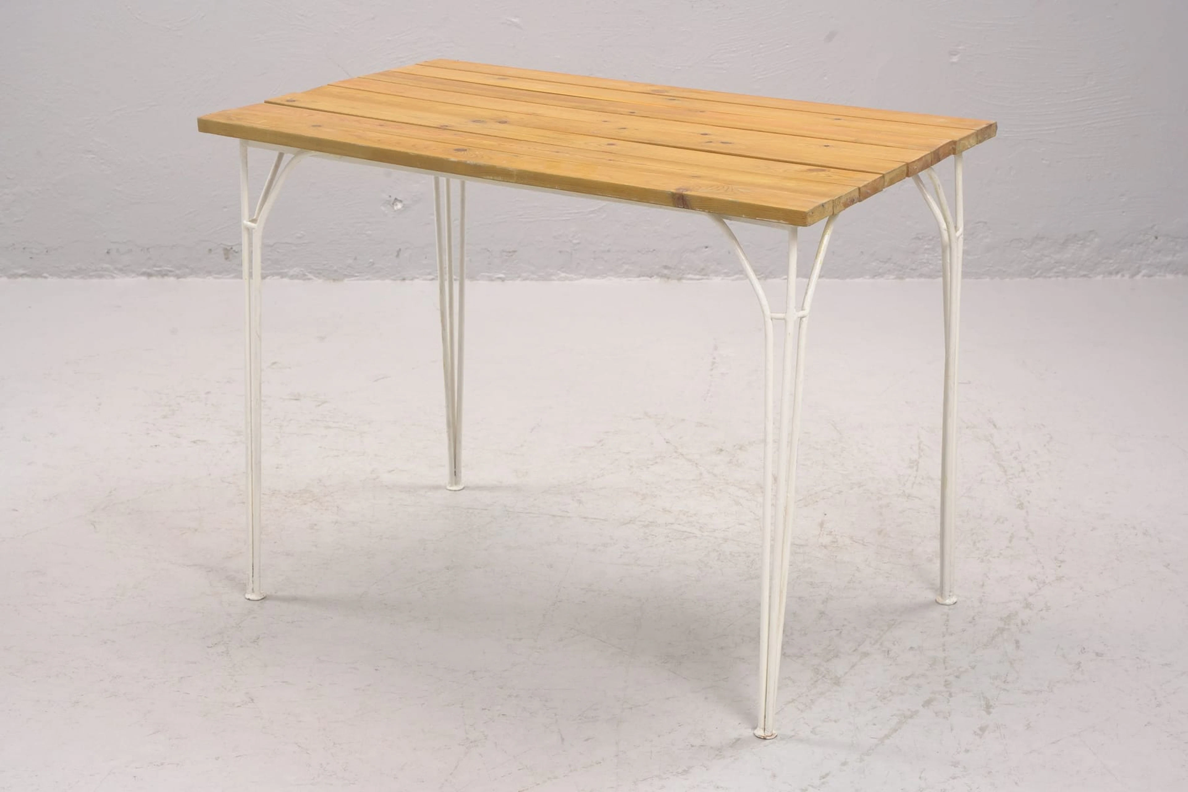 HANS BERGSTRÖM (1910-1996), trädgårdsbord, Ateljé Lyktan, Åhus, 1940/1950-tal