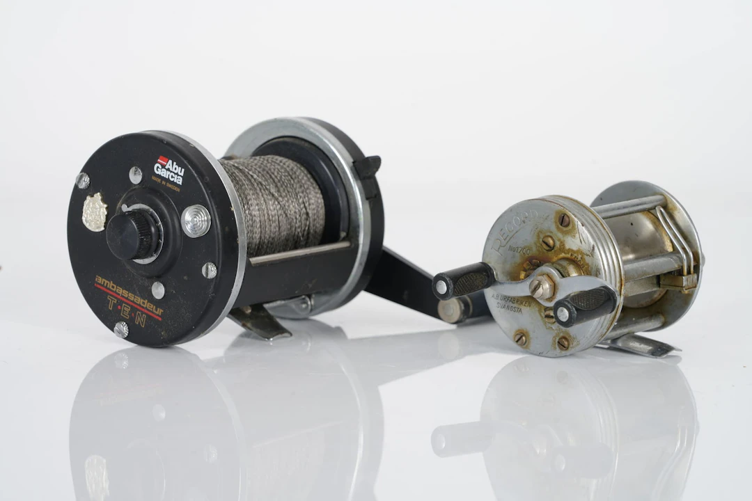 FISKERULLAR, 2 st, "Ambassadeur TEN", Abu Garcia samt Record No 1700