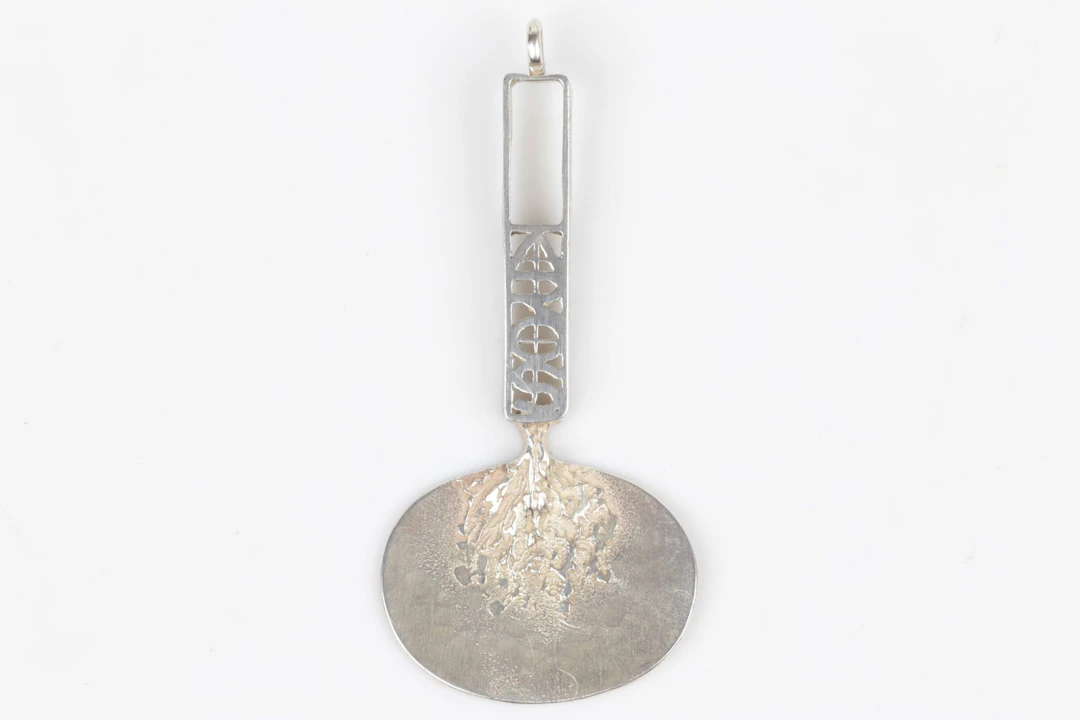 KARLHEINZ SAUER (1943), hänge, silver, "Aros", Västerås, 1992, ca 15,53 g