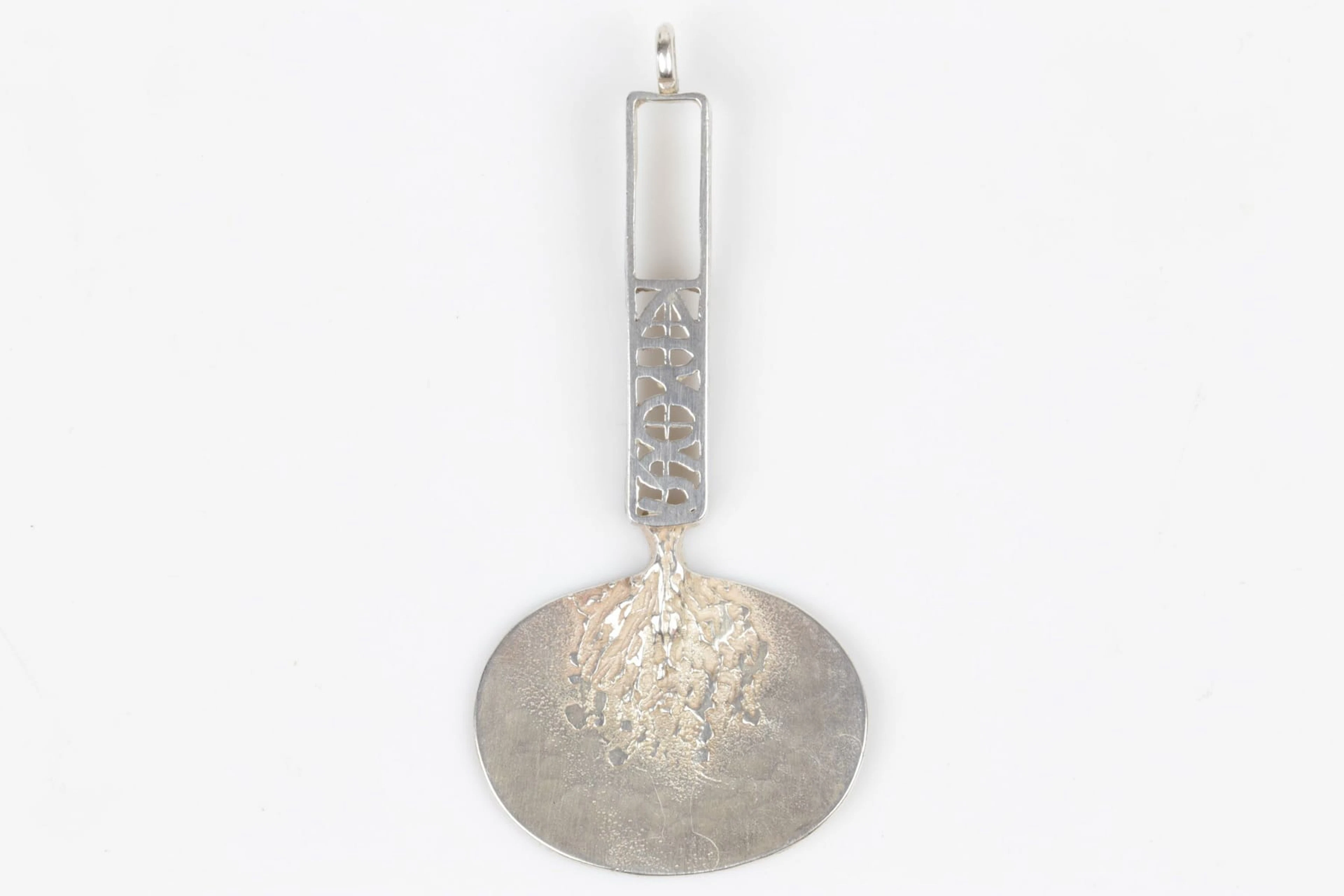 KARLHEINZ SAUER (1943), hänge, silver, "Aros", Västerås, 1992, ca 15,53 g